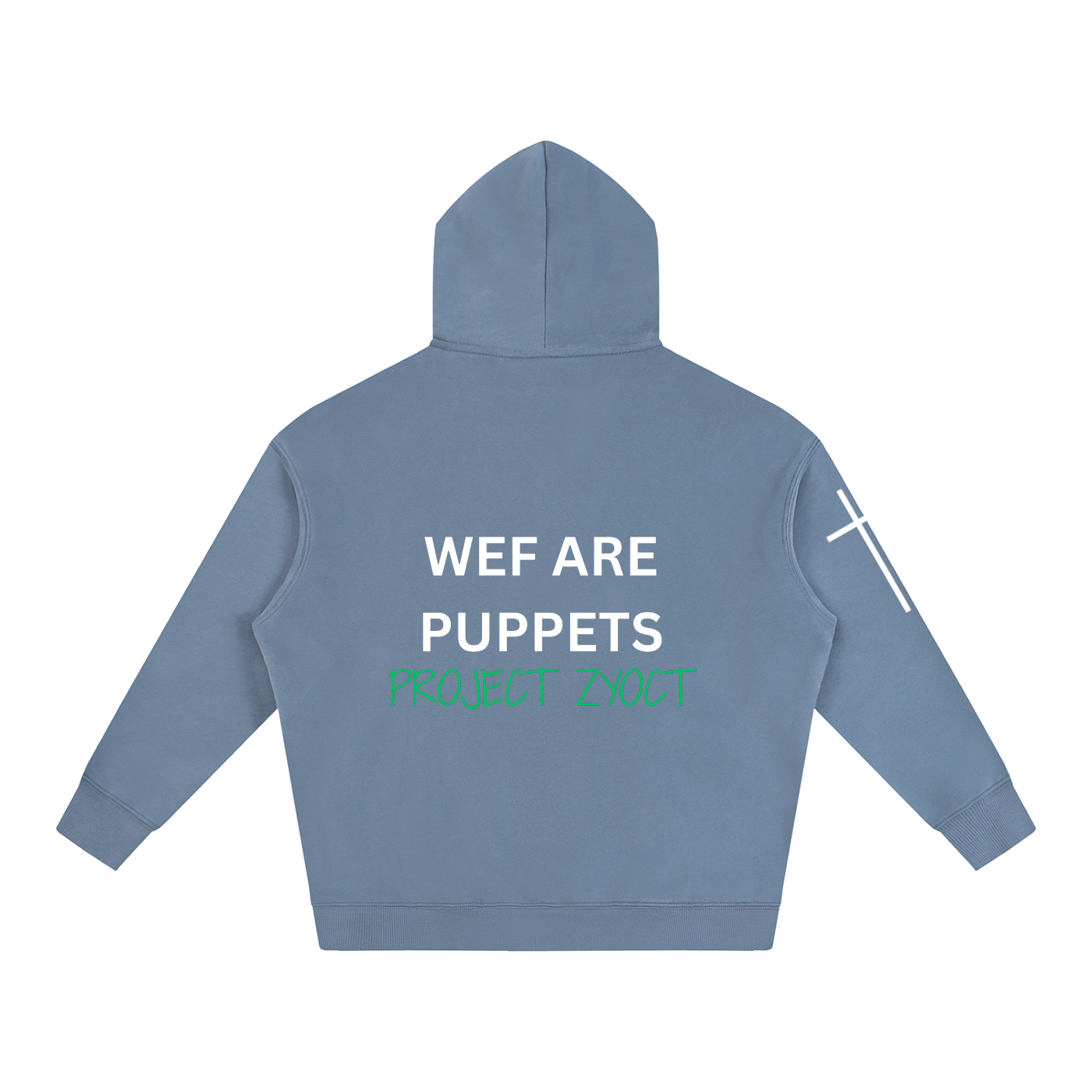 "WEF Are Puppets" Oversize Hoodie