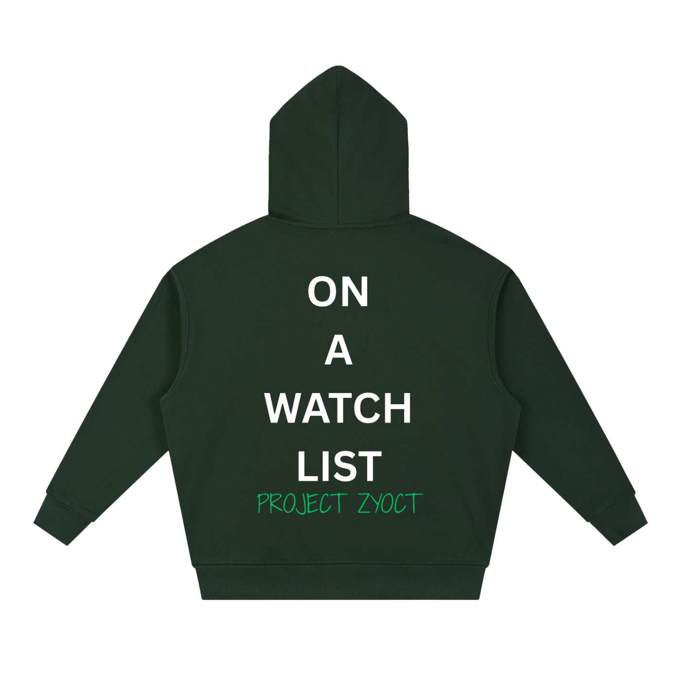"On a watch list" Heavyweight Hoodie