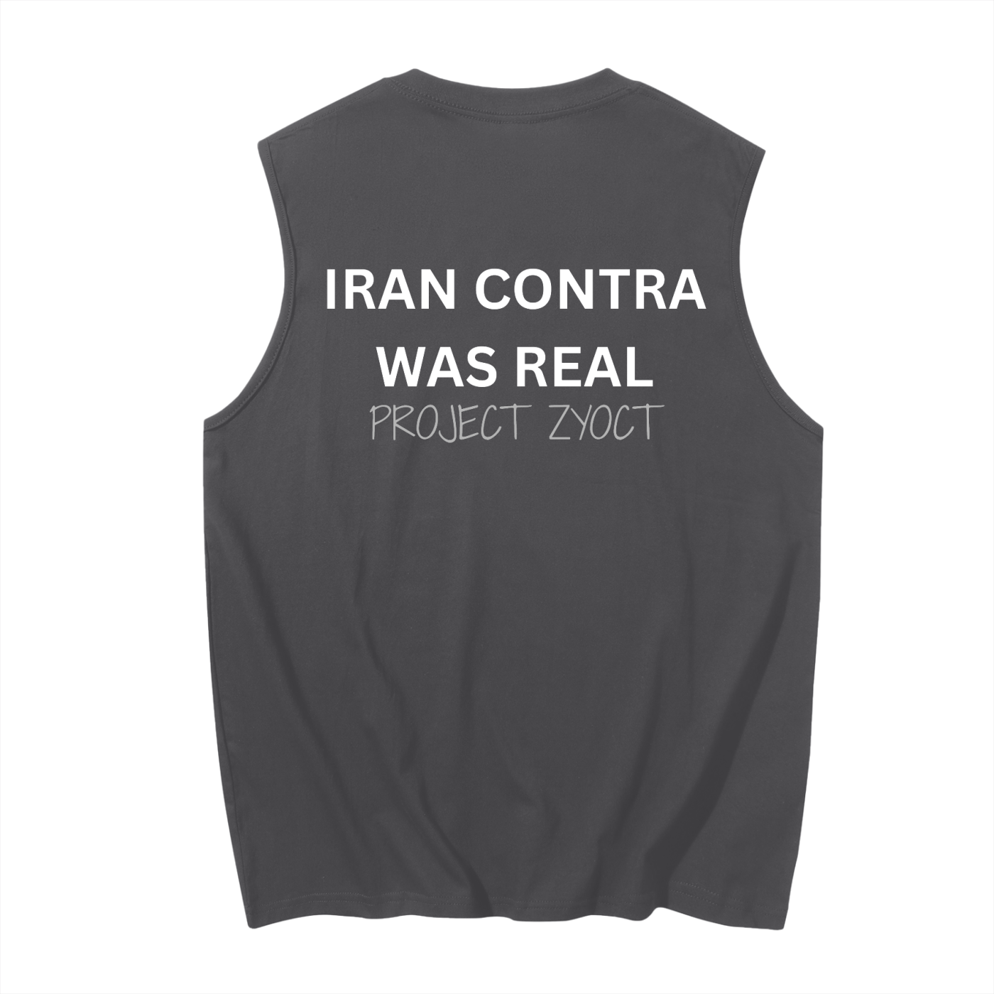 "Iran Contra Was Real" Cotton Tank Top