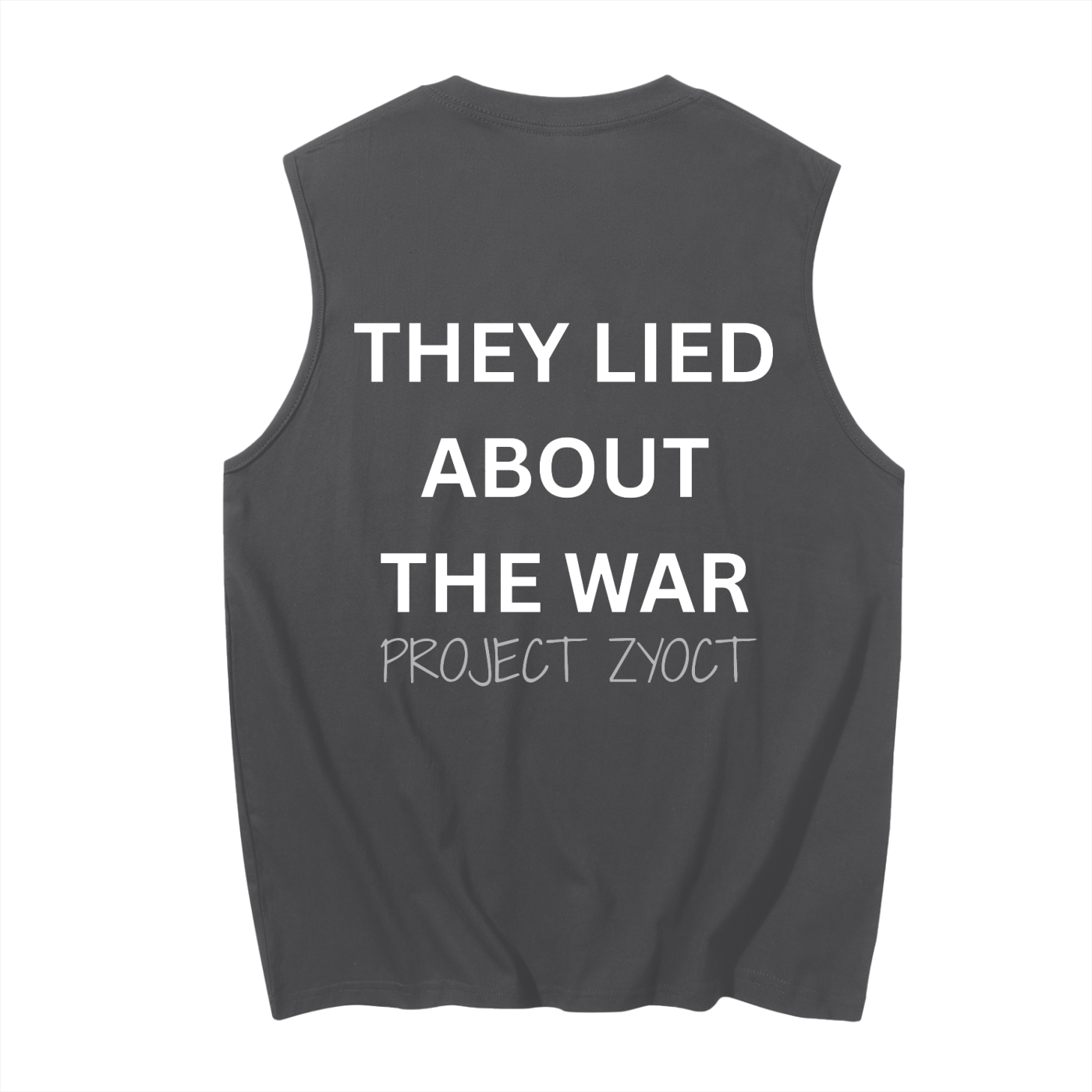 "They Lied About the War " Cotton Tank Top