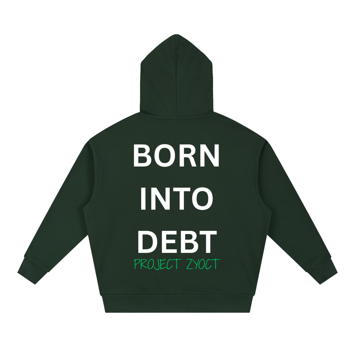 "Born Into Debt" Heavyweight Hoodie