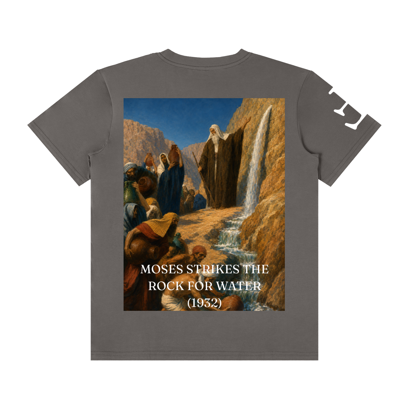 Moses strikes the rock for water (1932) T-Shirt