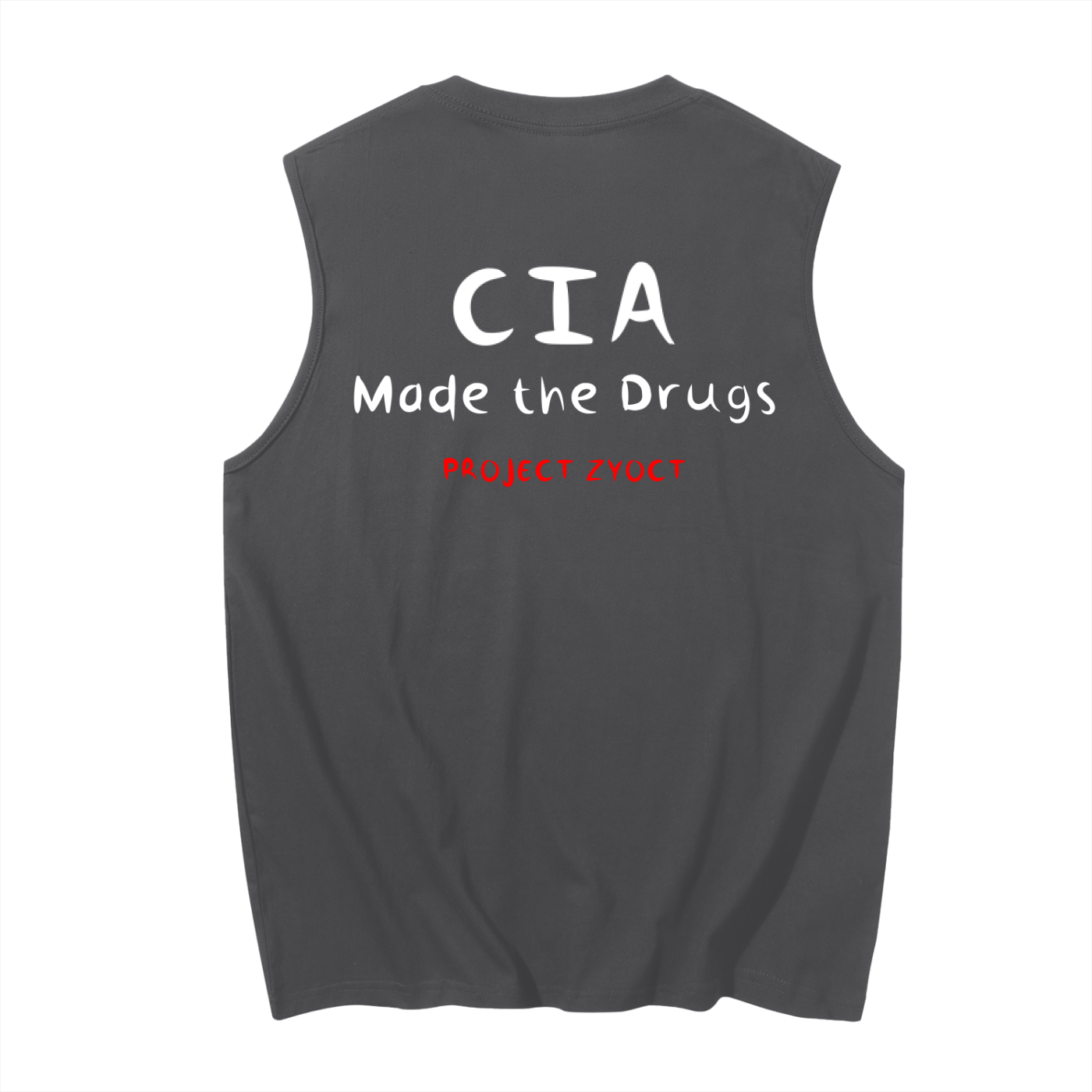 "CIA Made the Drugs" Cotton Tank Top