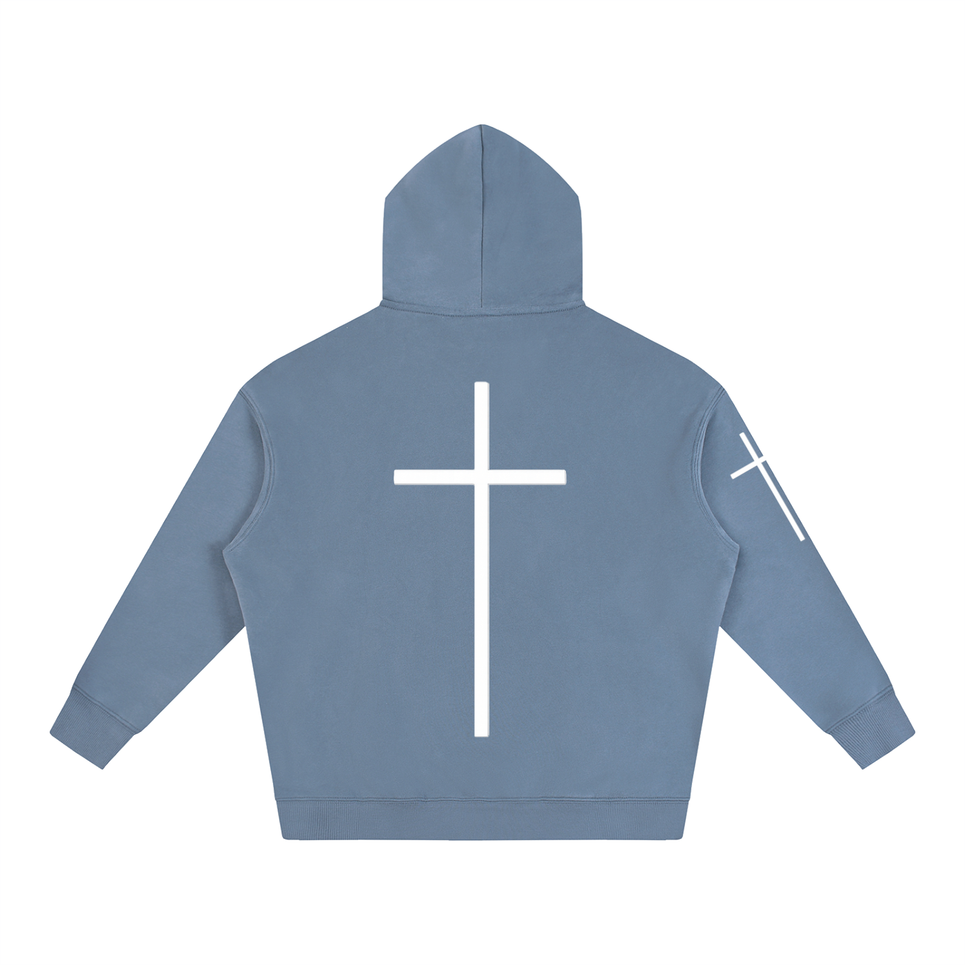 Simple Cross Oversize Hoodie