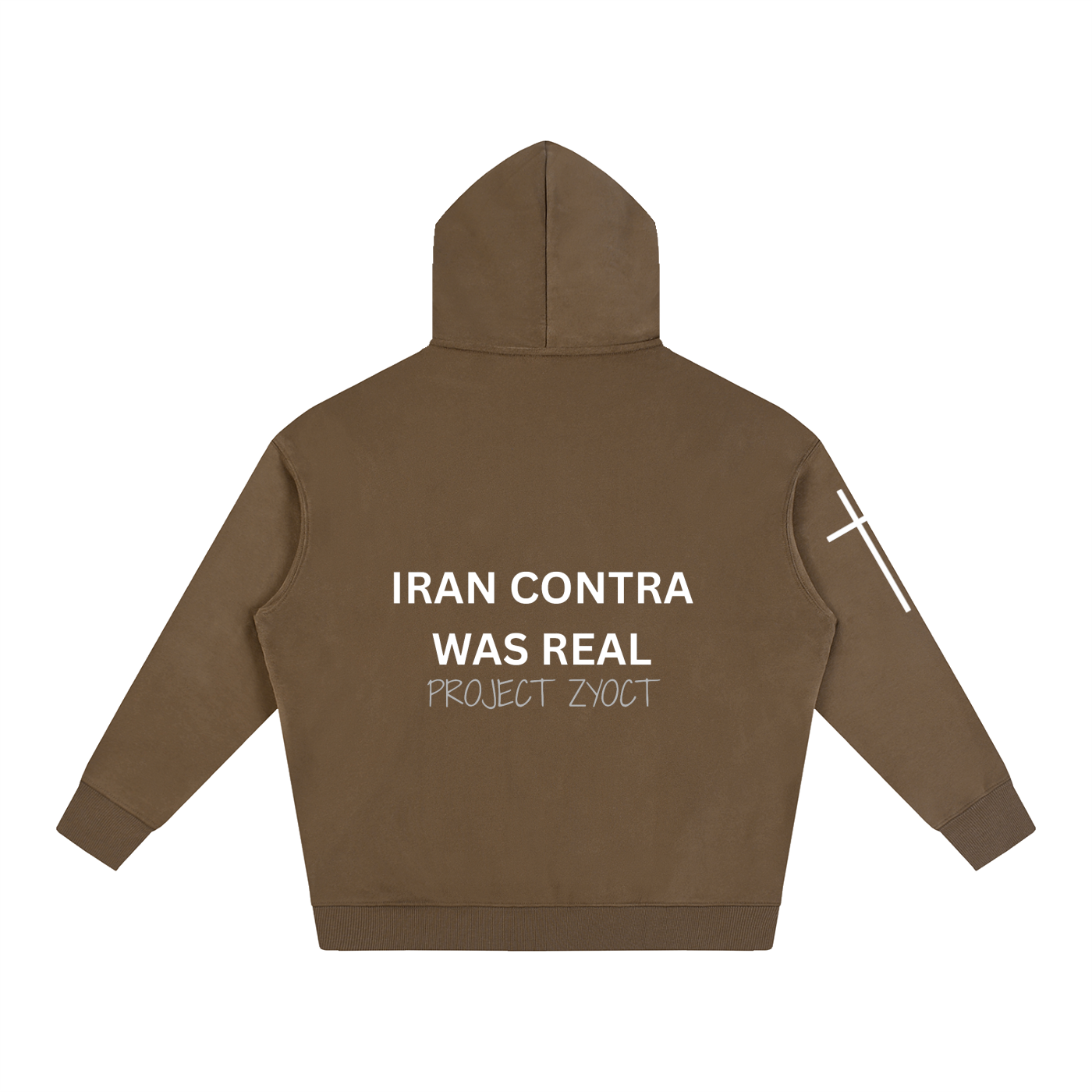 "Iran Contra Was Real" Oversize Hoodie