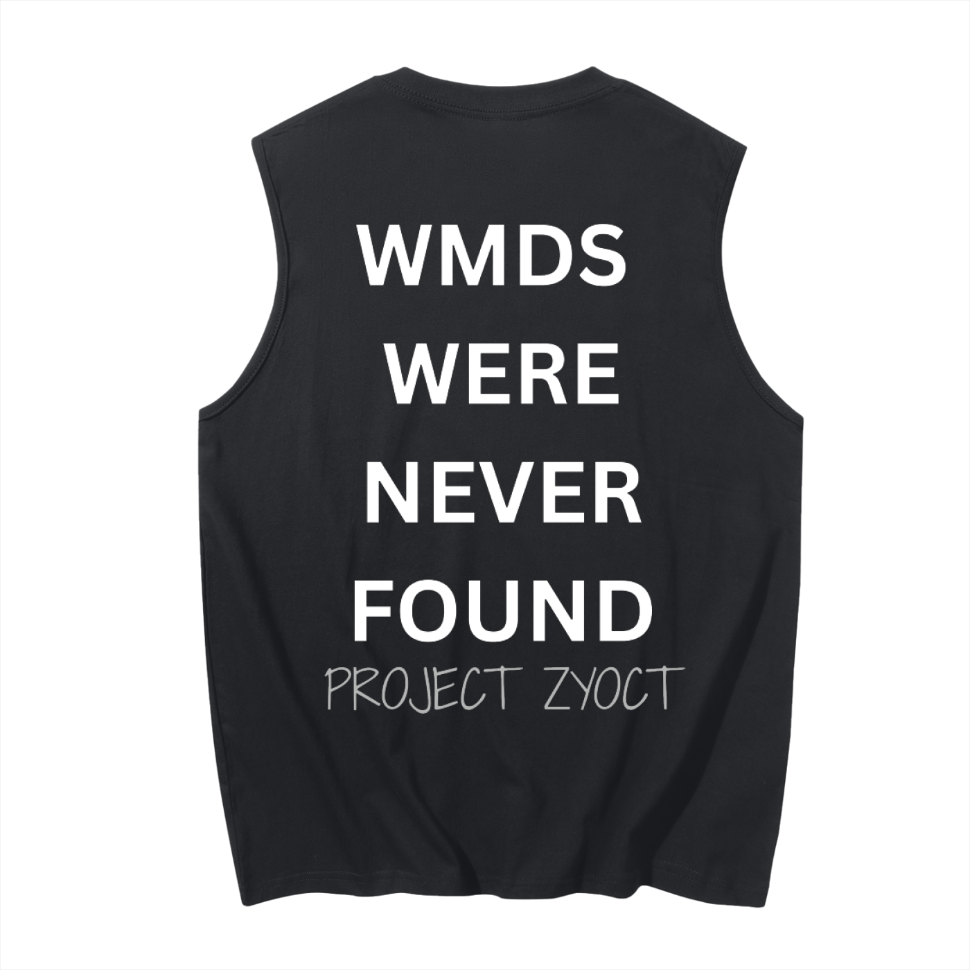 "WMDs Were Never Found" Cotton Tank Top