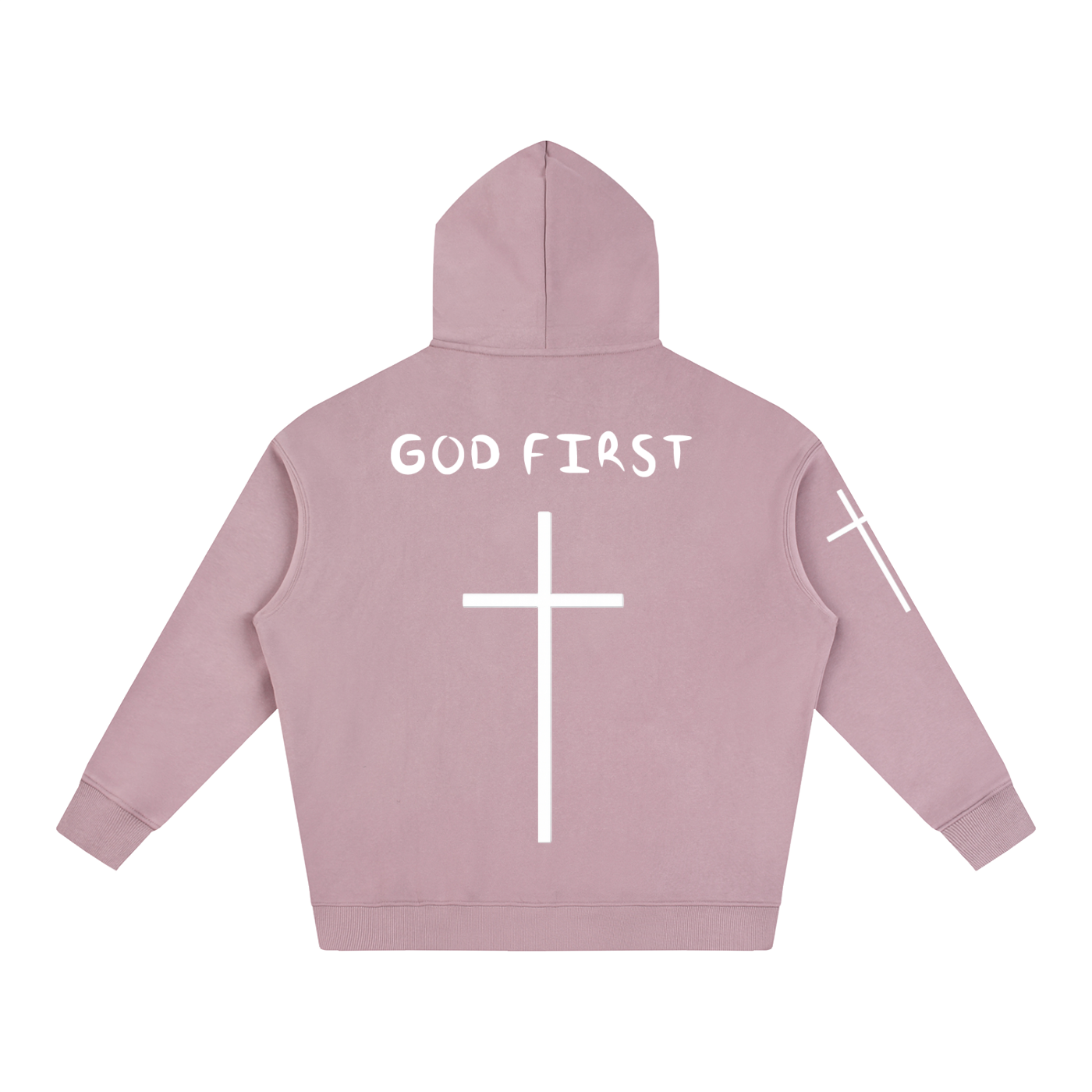 "GOD FIRST" Oversize Hoodie