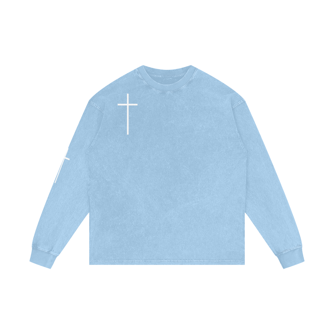 "CBDCs = Control" Acid Wash Long Sleeve