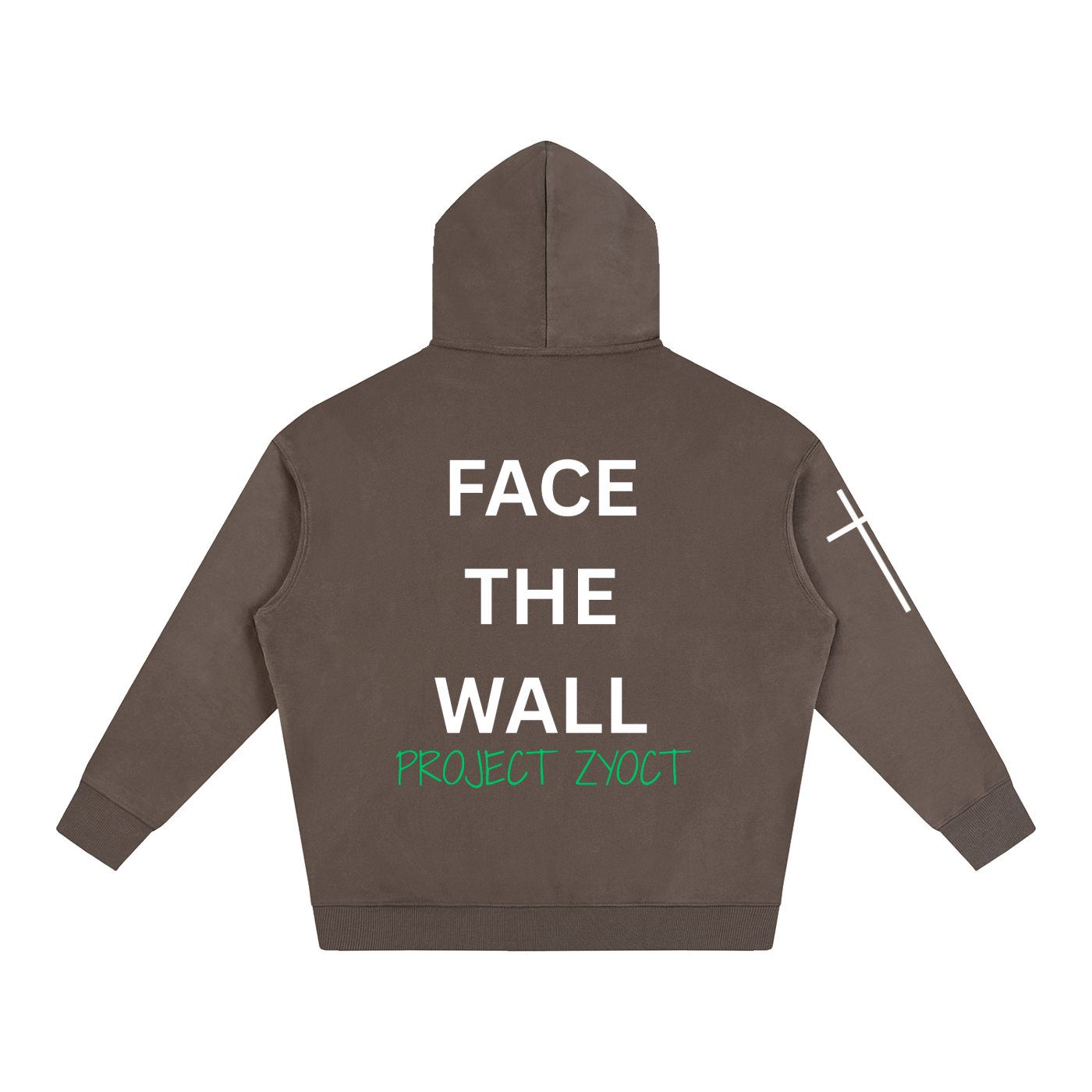 "Face the Wall" Oversize Hoodie