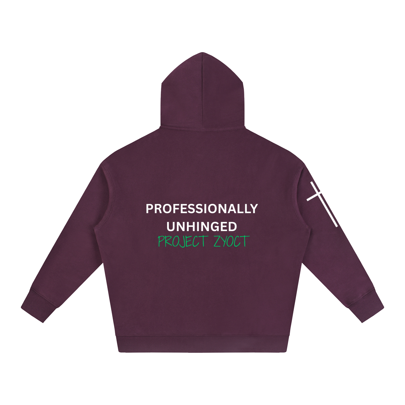 "Professionally Unhinged" Oversize Hoodie