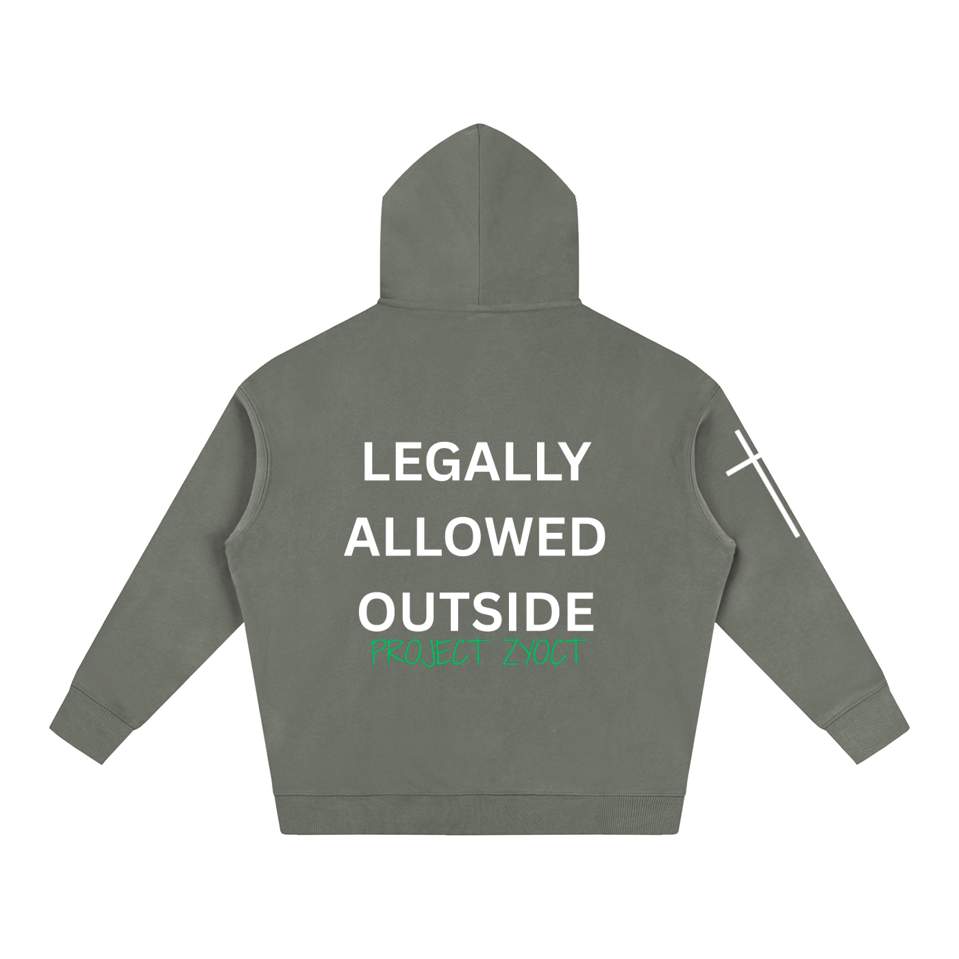 "Legally Allowed Outside" Oversize Hoodie