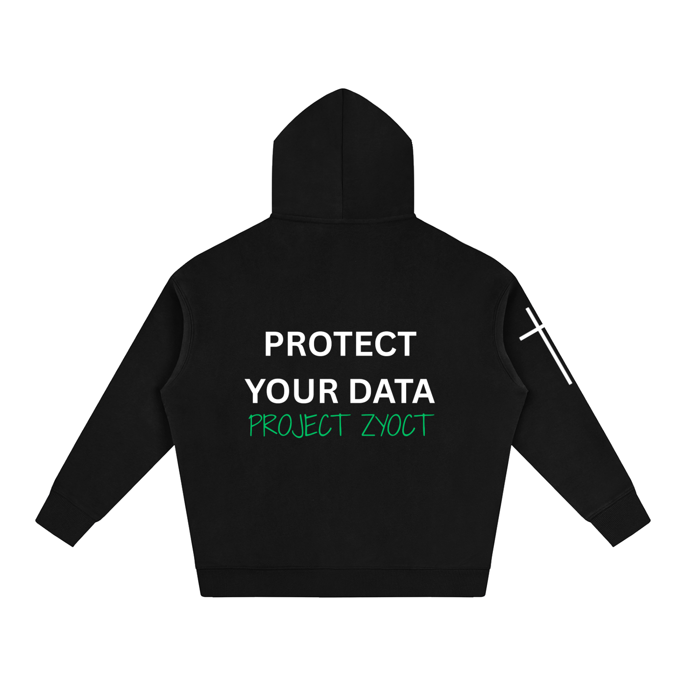"Protect Your Data" Oversize Hoodie
