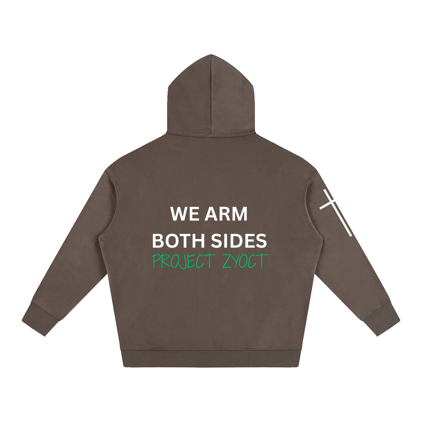 "We Arm Both Sides" Oversize Hoodie