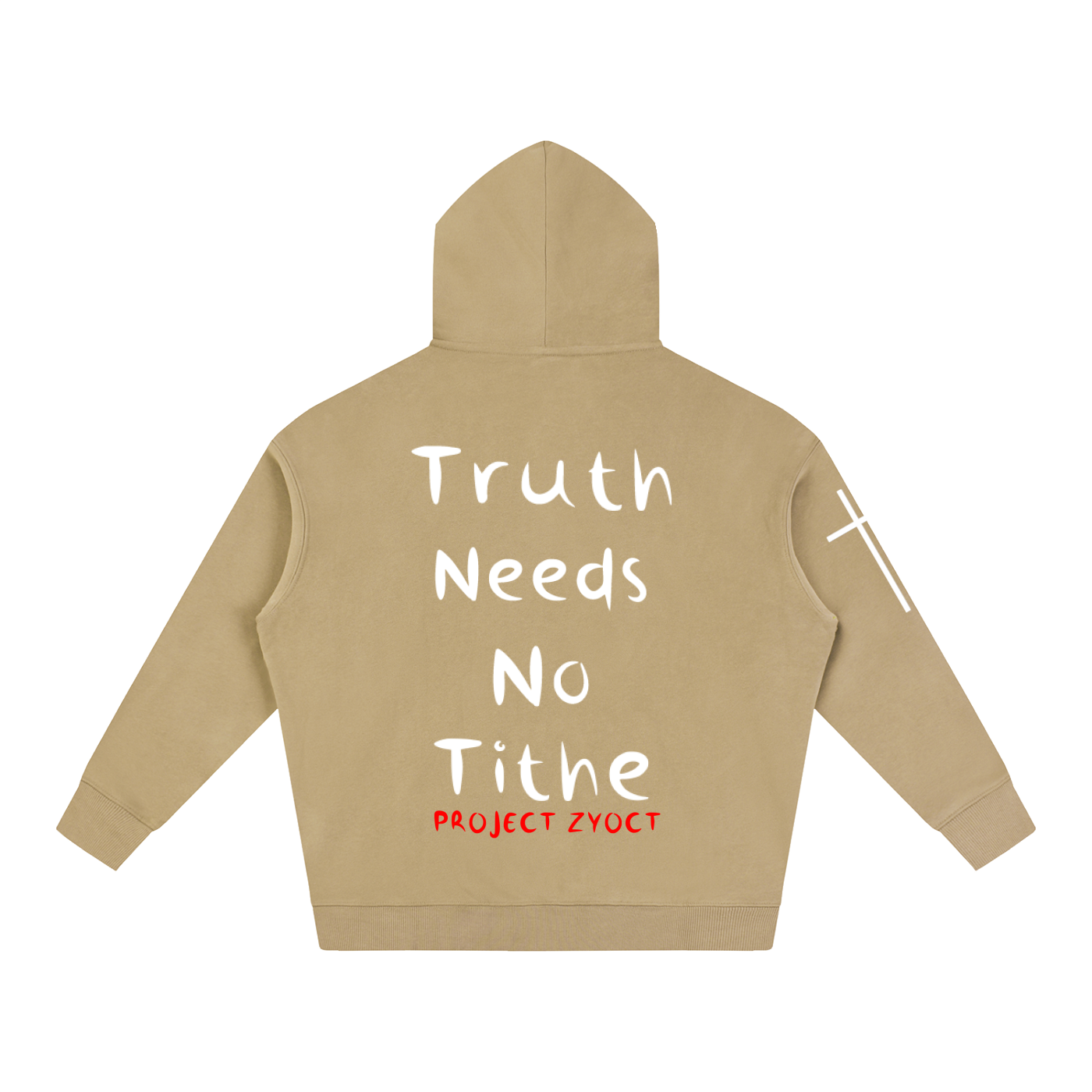 "Truth Needs No Tithe" Oversize Hoodie