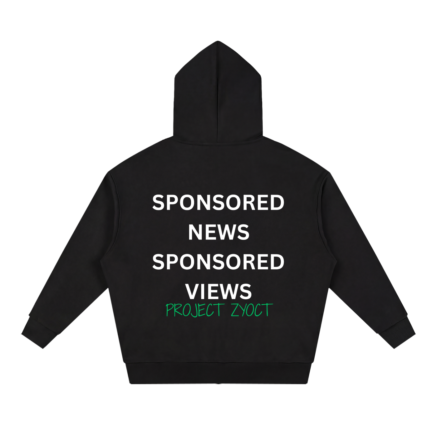 "Sponsored News Sponsored Views" Full Zip Hoodie