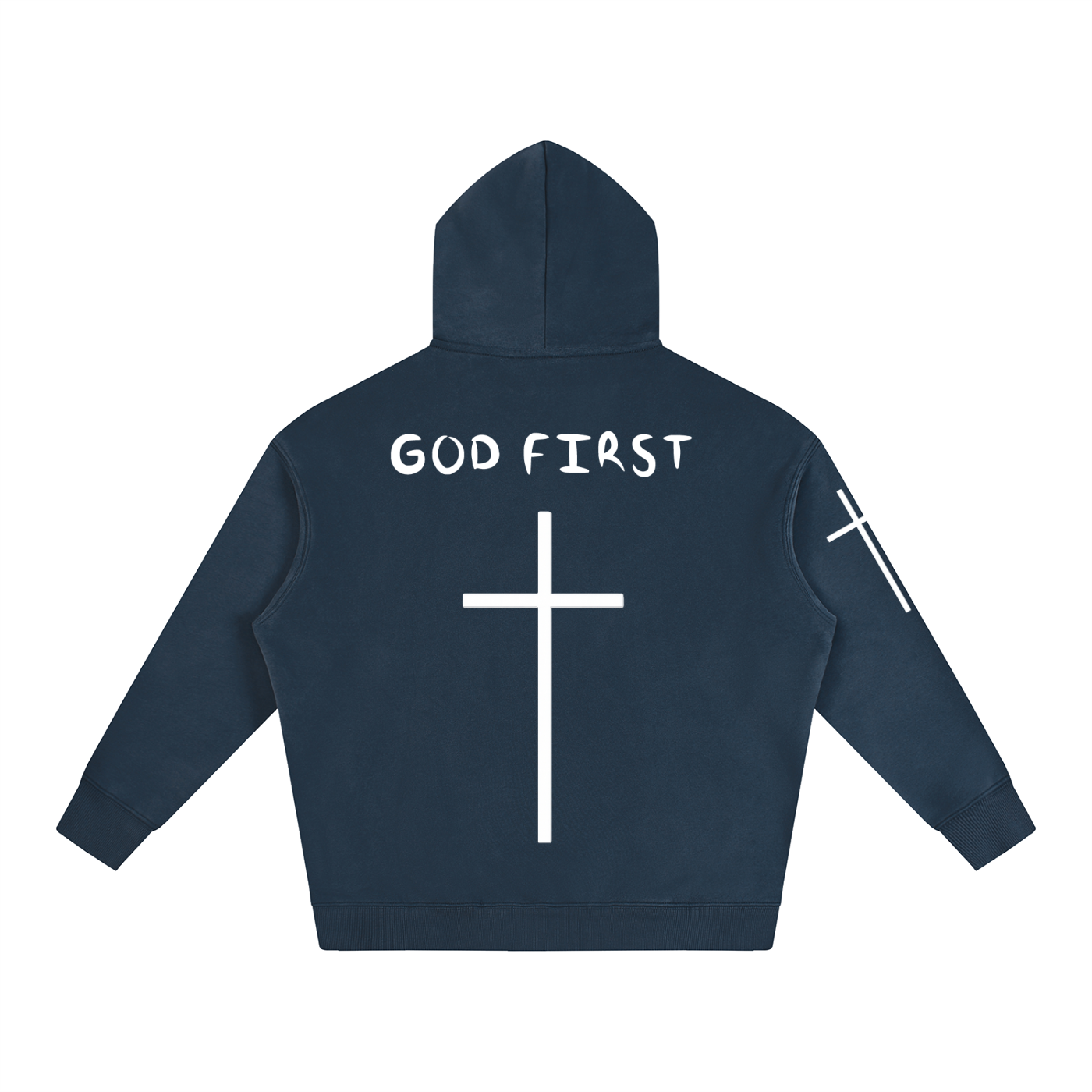 "GOD FIRST" Oversize Hoodie