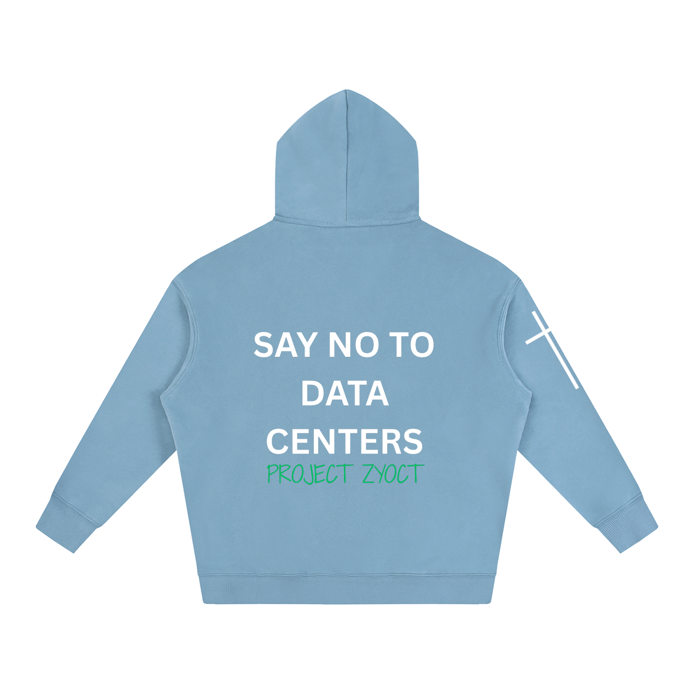 "Say No to Data Centers" Oversize Hoodie