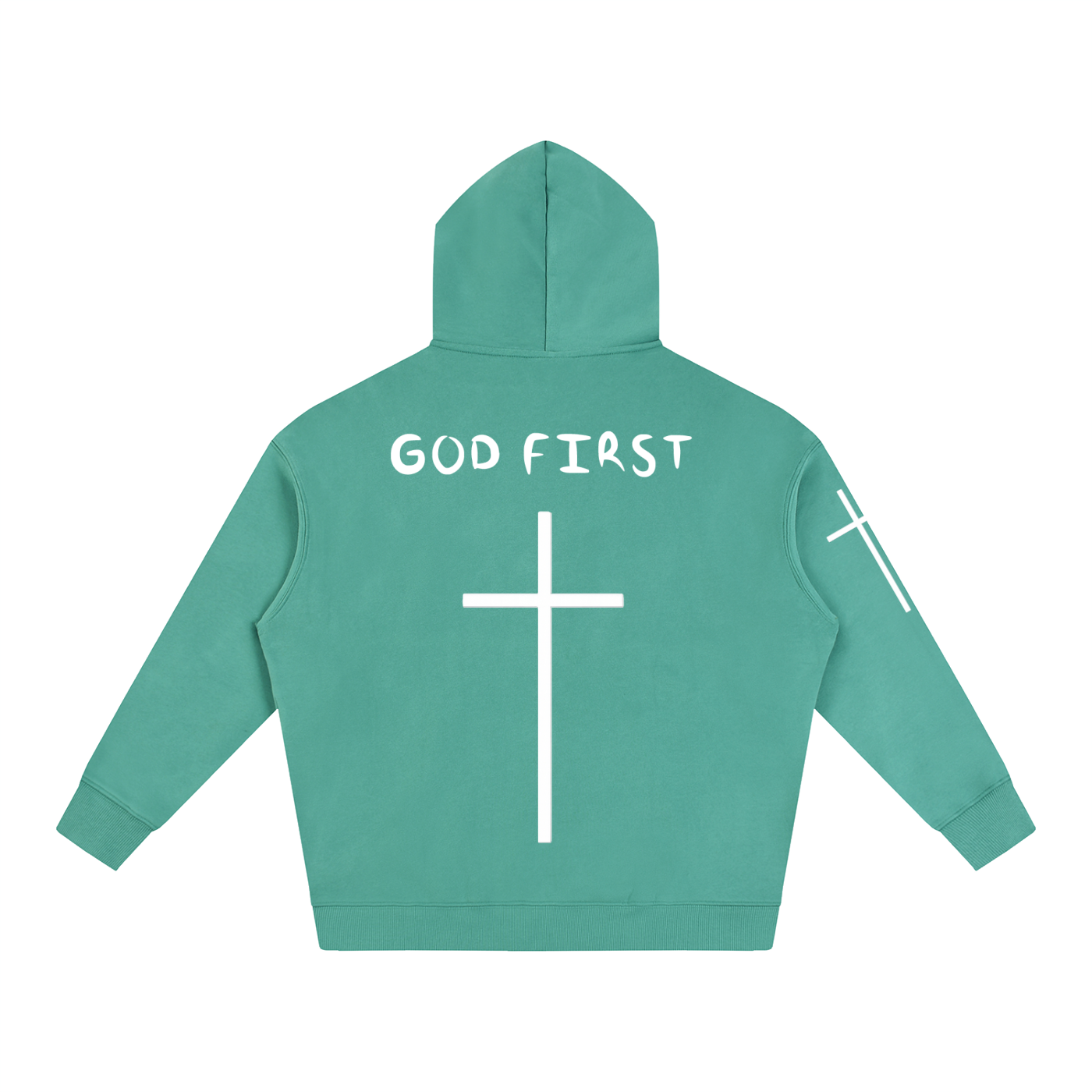 "GOD FIRST" Oversize Hoodie