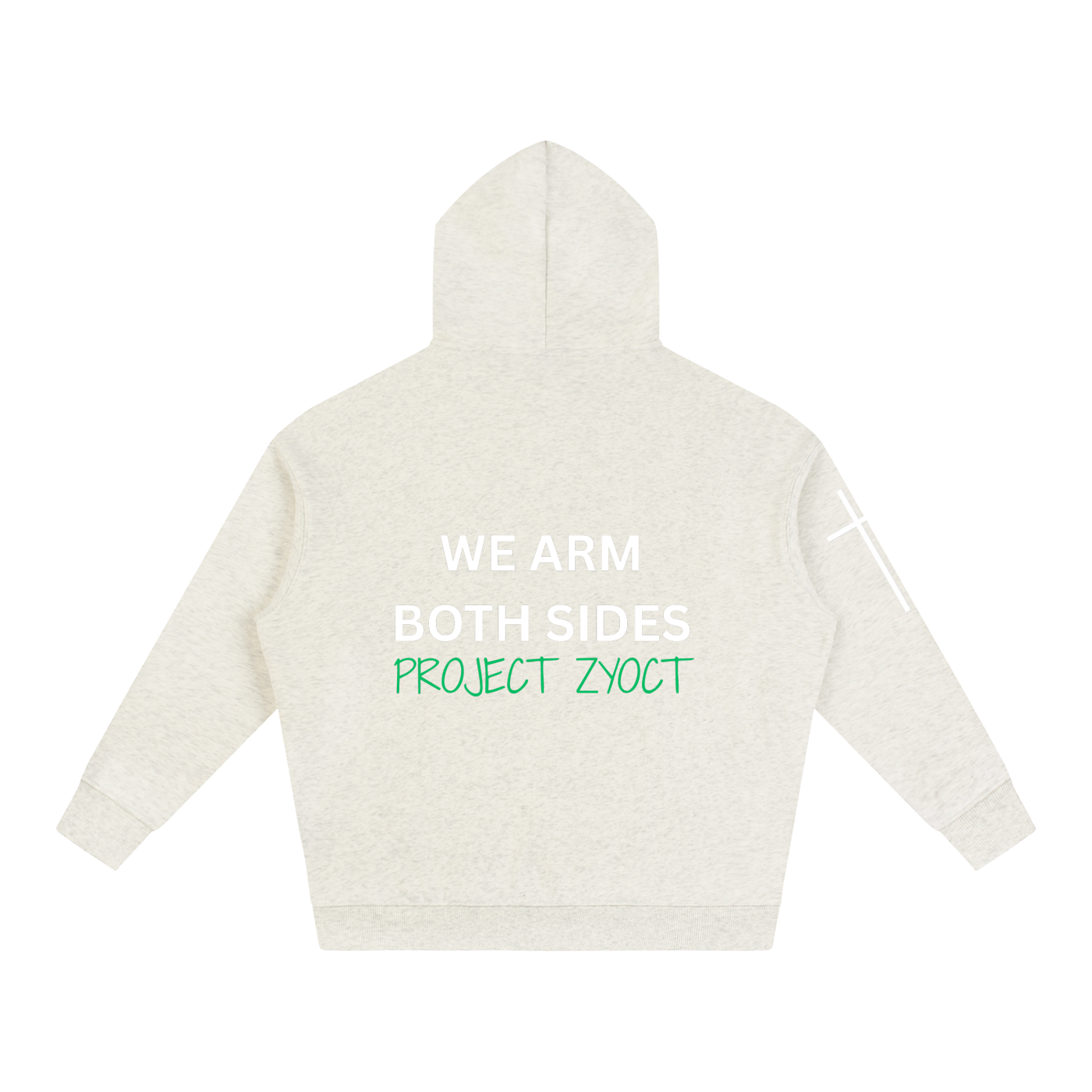 "We Arm Both Sides" Oversize Hoodie