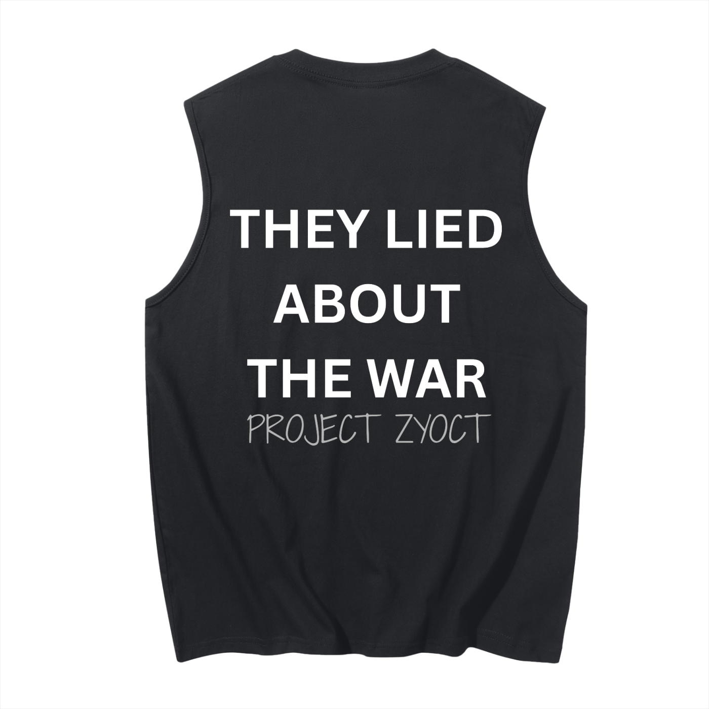 "They Lied About the War " Cotton Tank Top