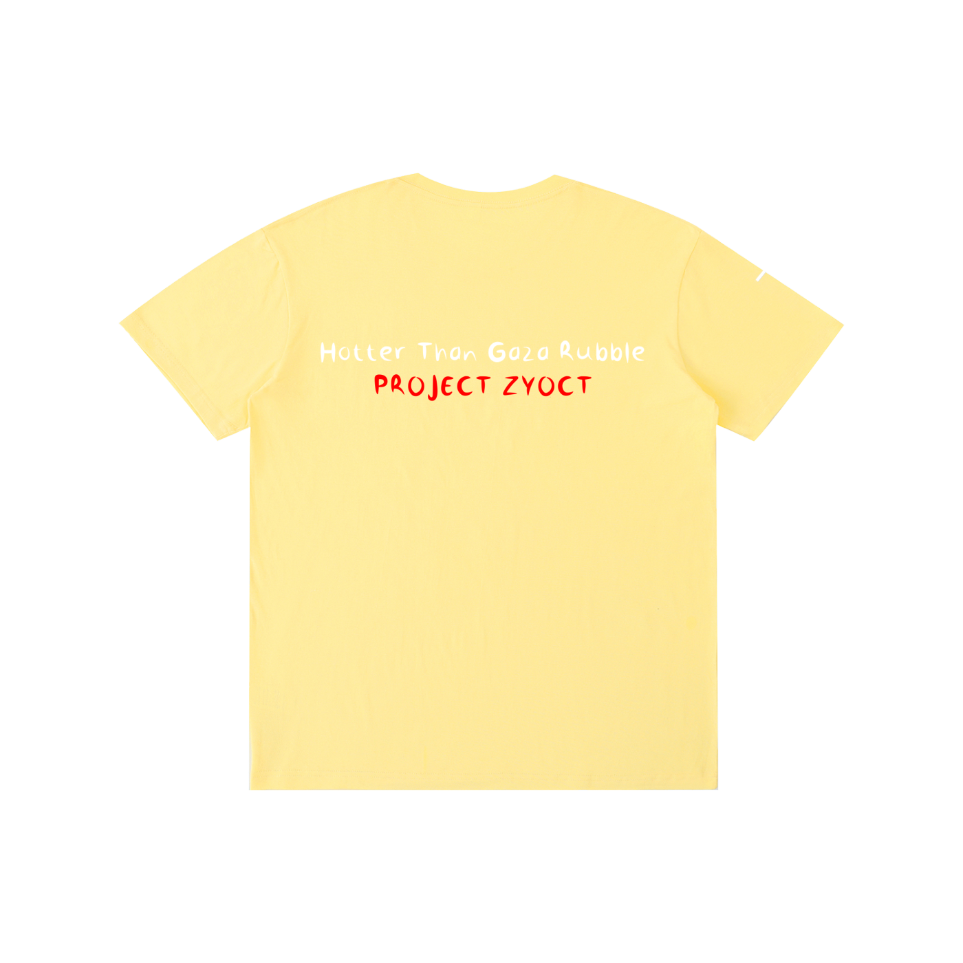 "Hotter Than Gaza Rubble" Cotton T-Shirt