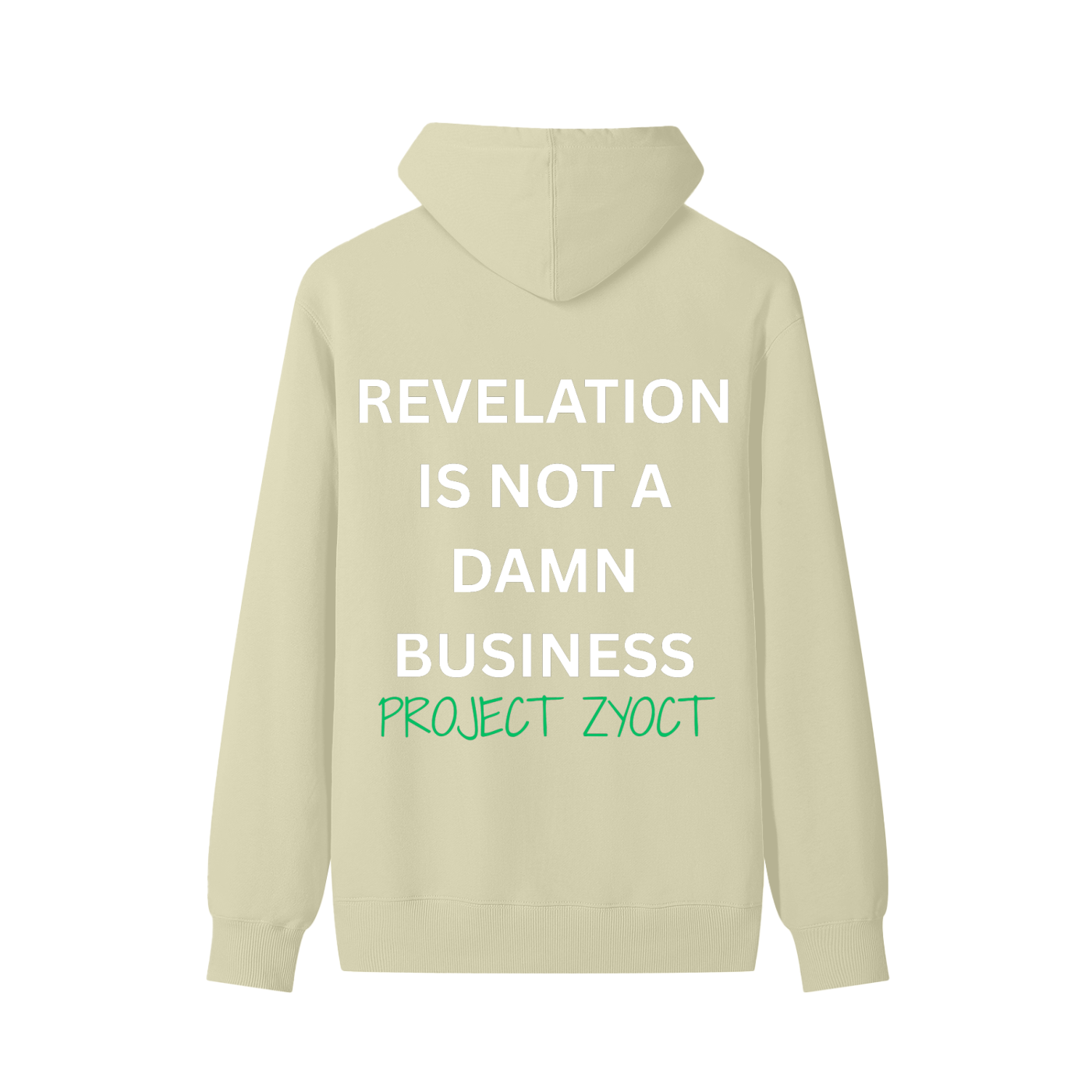 "Revelation is Not a Damn Business" Classic Cotton Hoodie