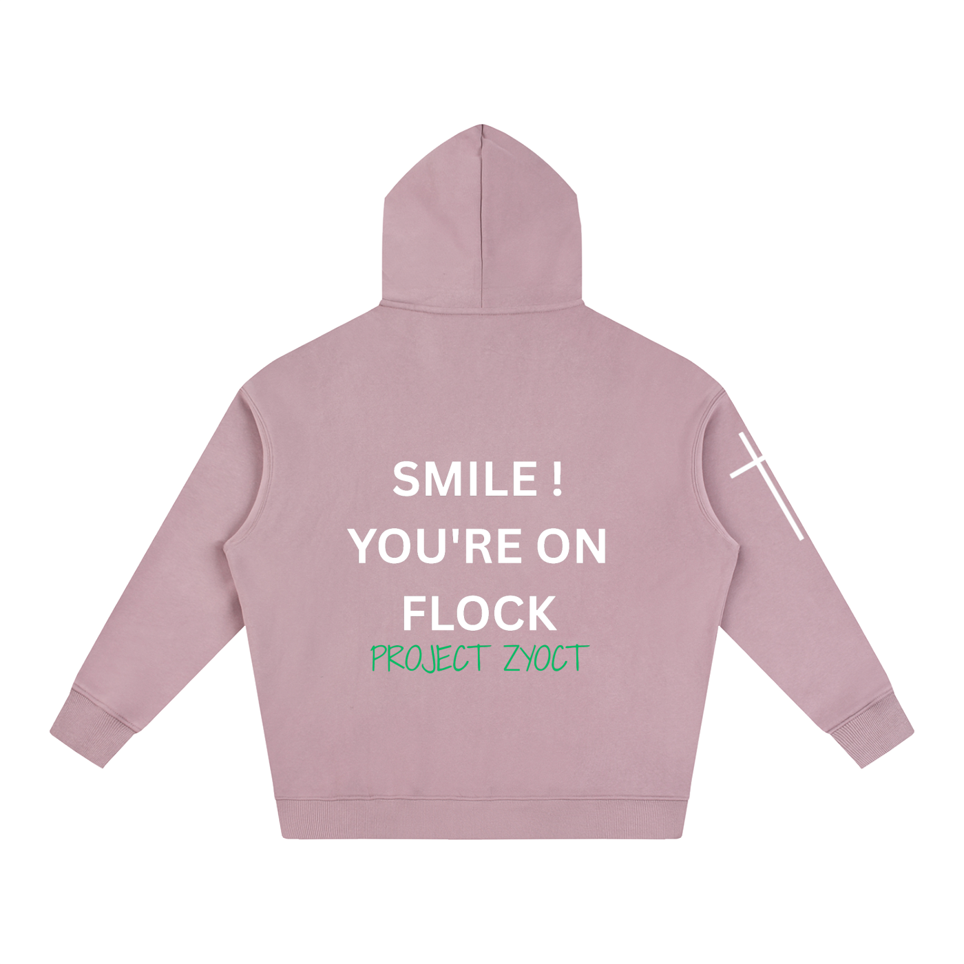 "Smile You're On Flock" Oversize Hoodie