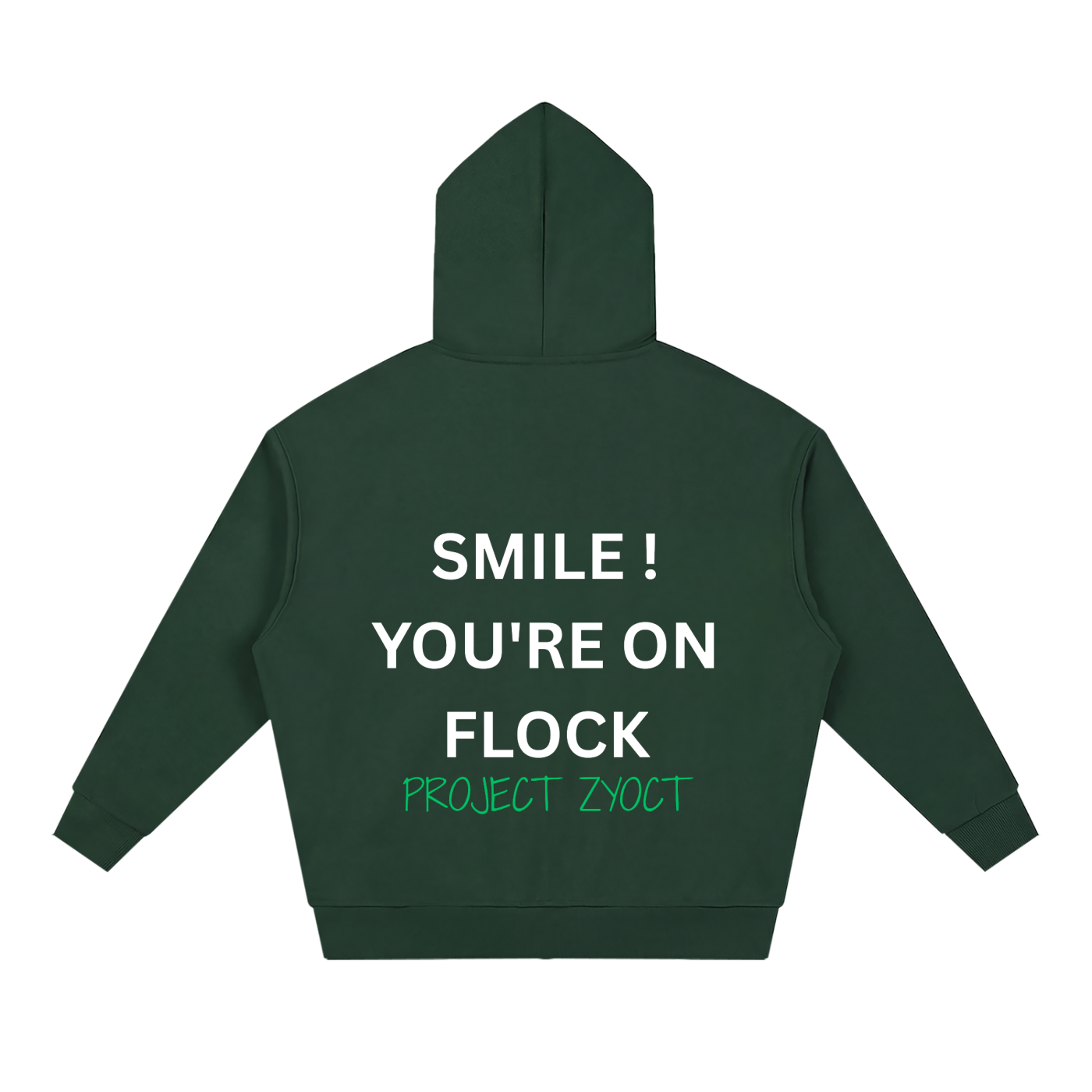 "Smile You're On Flock" Full Zip Hoodie