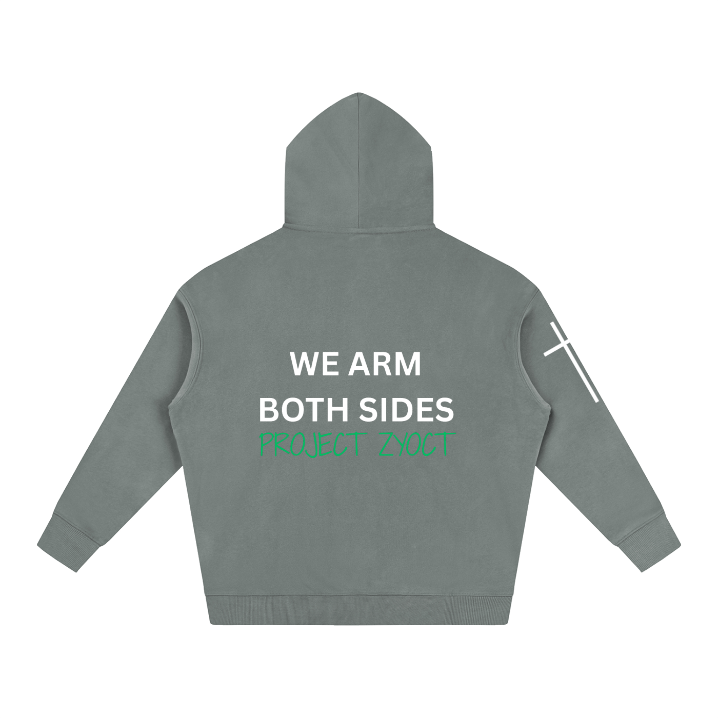 "We Arm Both Sides" Oversize Hoodie