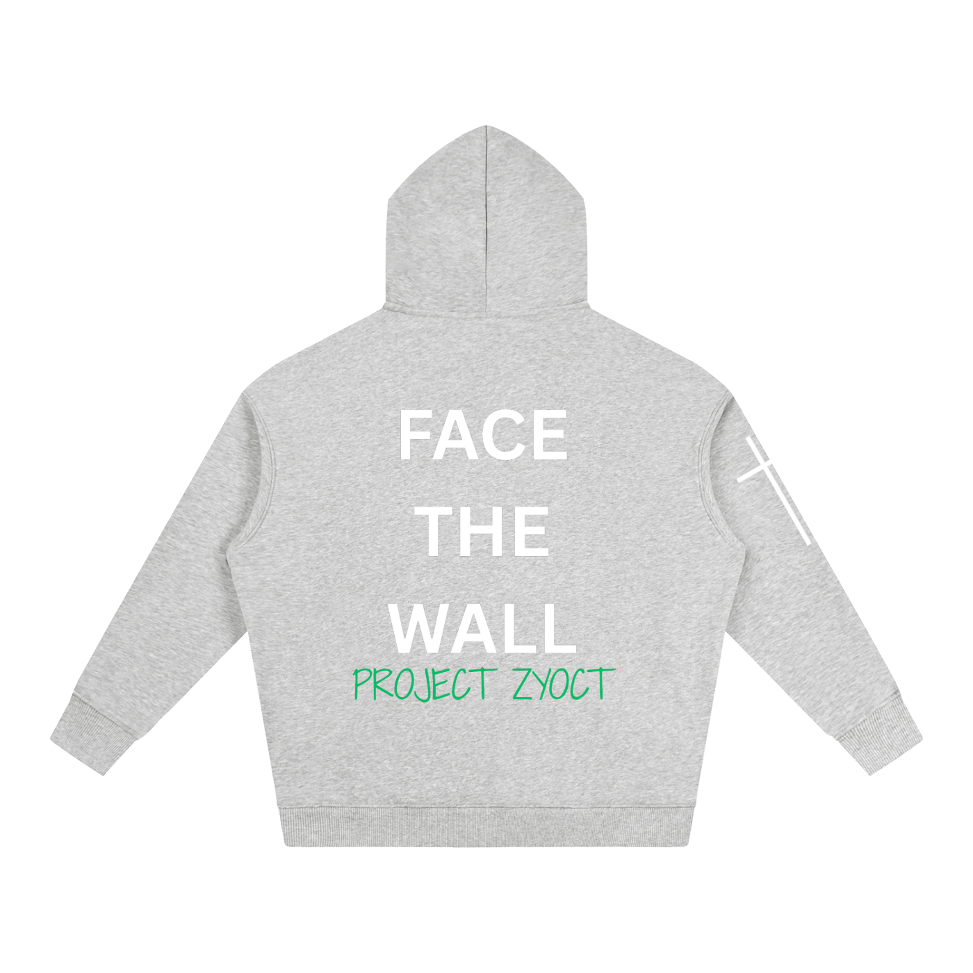 "Face the Wall" Oversize Hoodie