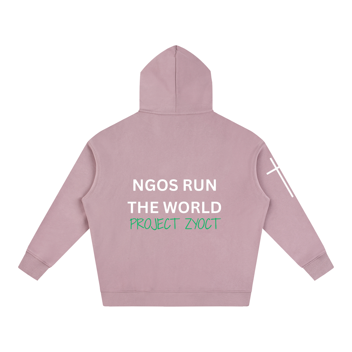 "NGOs Run the World" Oversize Hoodie