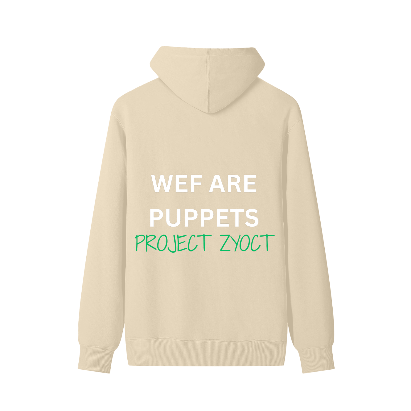"WEF Are Puppets" Classic Cotton Hoodie