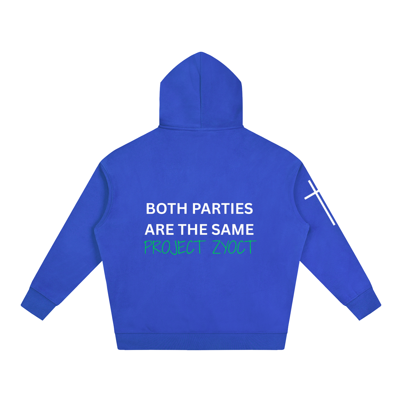 "Both Parties Are the Same" Oversize Hoodie