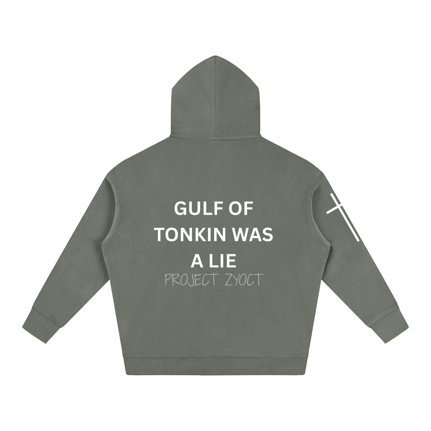 "Gulf of Tonkin Was a Lie" Oversize Hoodie