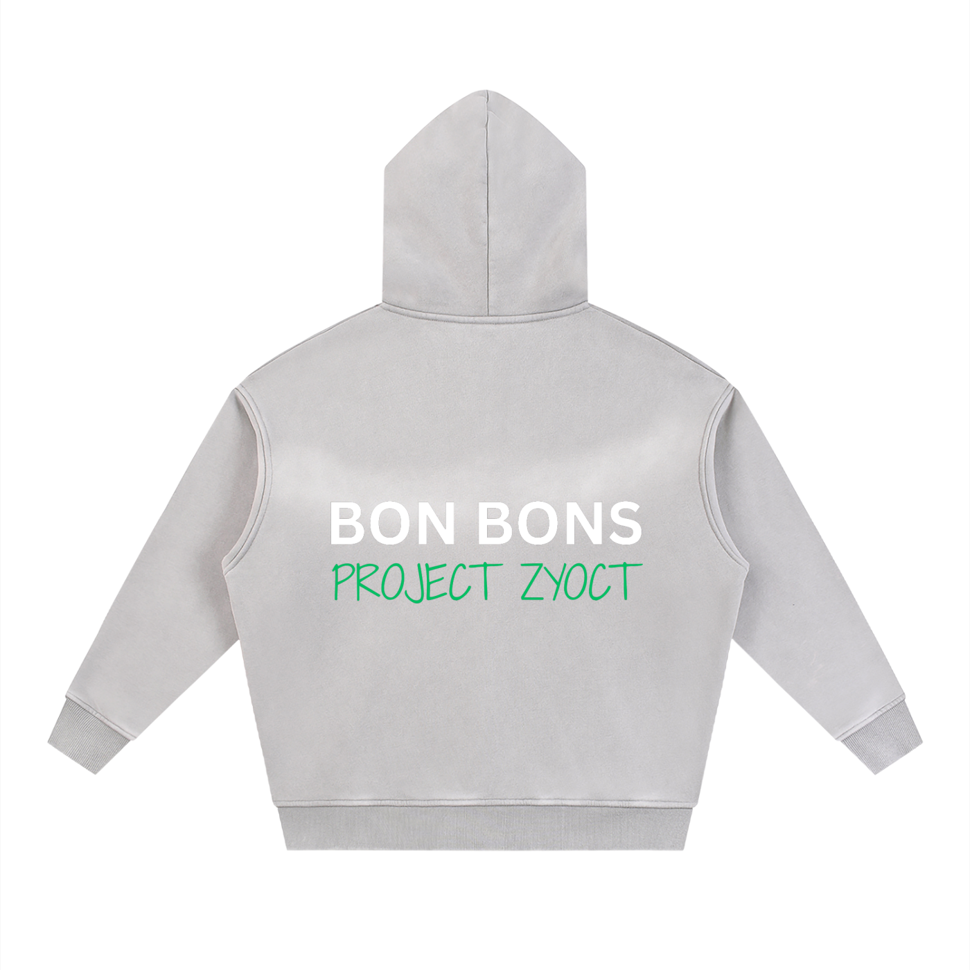 "Bon Bons" Faded Zipper Hoodie