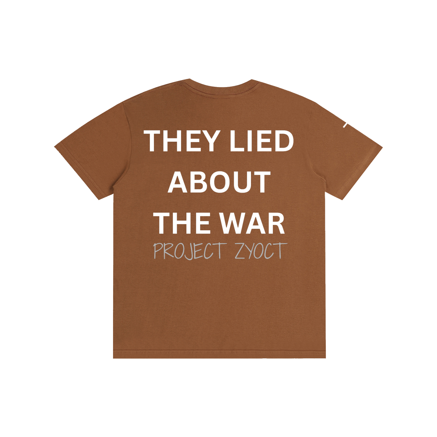 "They Lied About the War" Cotton T-Shirt