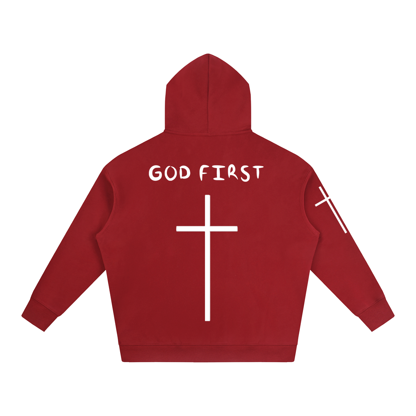 "GOD FIRST" Oversize Hoodie