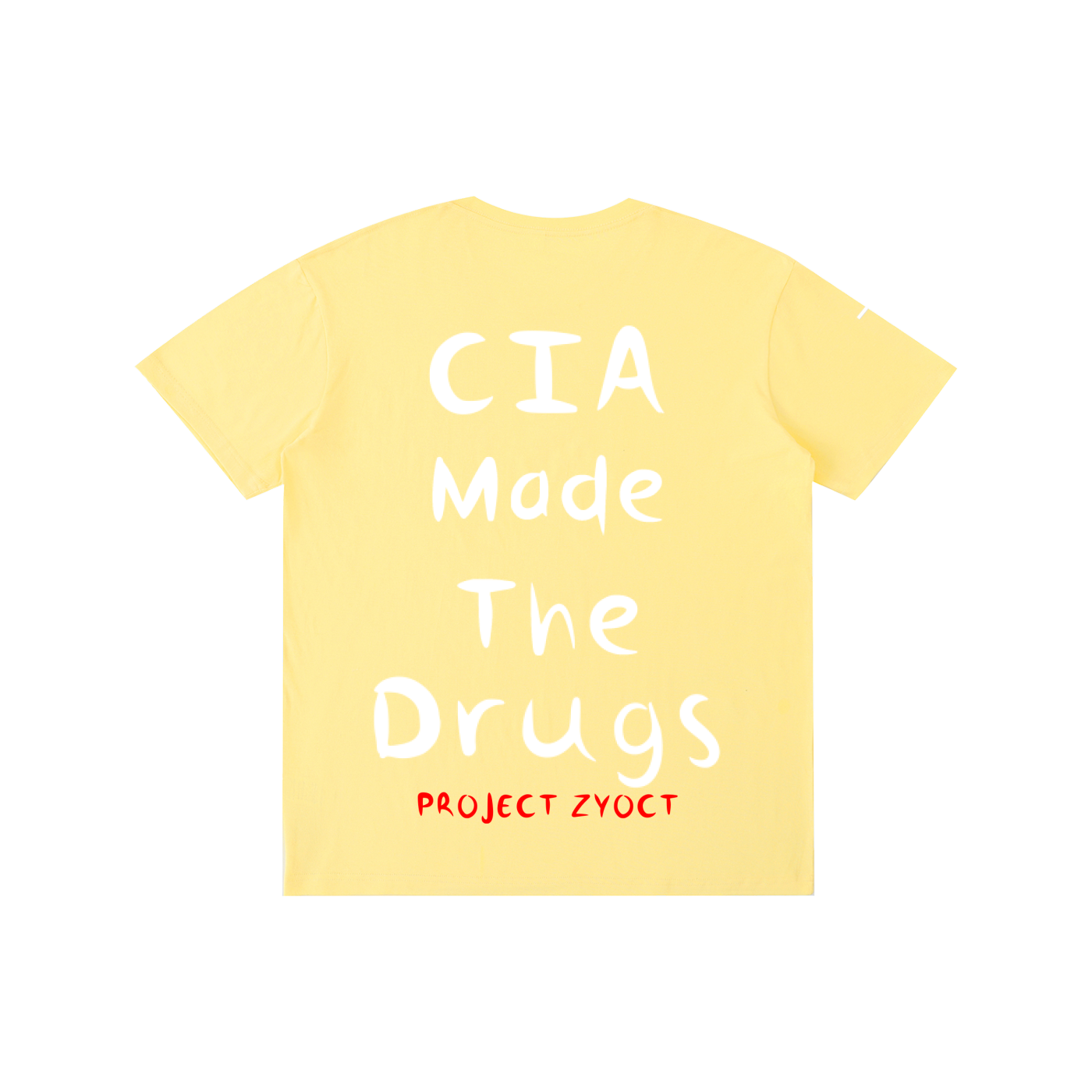 "CIA Made the Drugs" Cotton T-Shirt