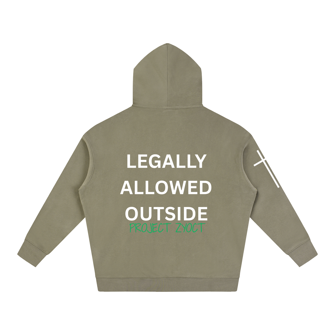 "Legally Allowed Outside" Oversize Hoodie