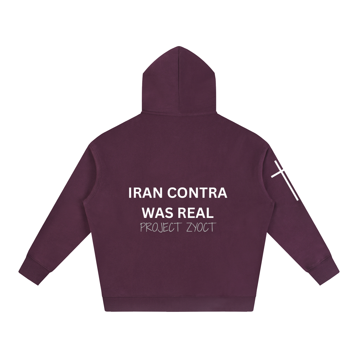 "Iran Contra Was Real" Oversize Hoodie