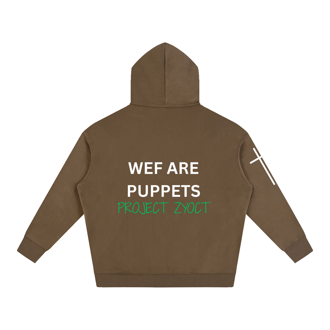"WEF Are Puppets" Oversize Hoodie