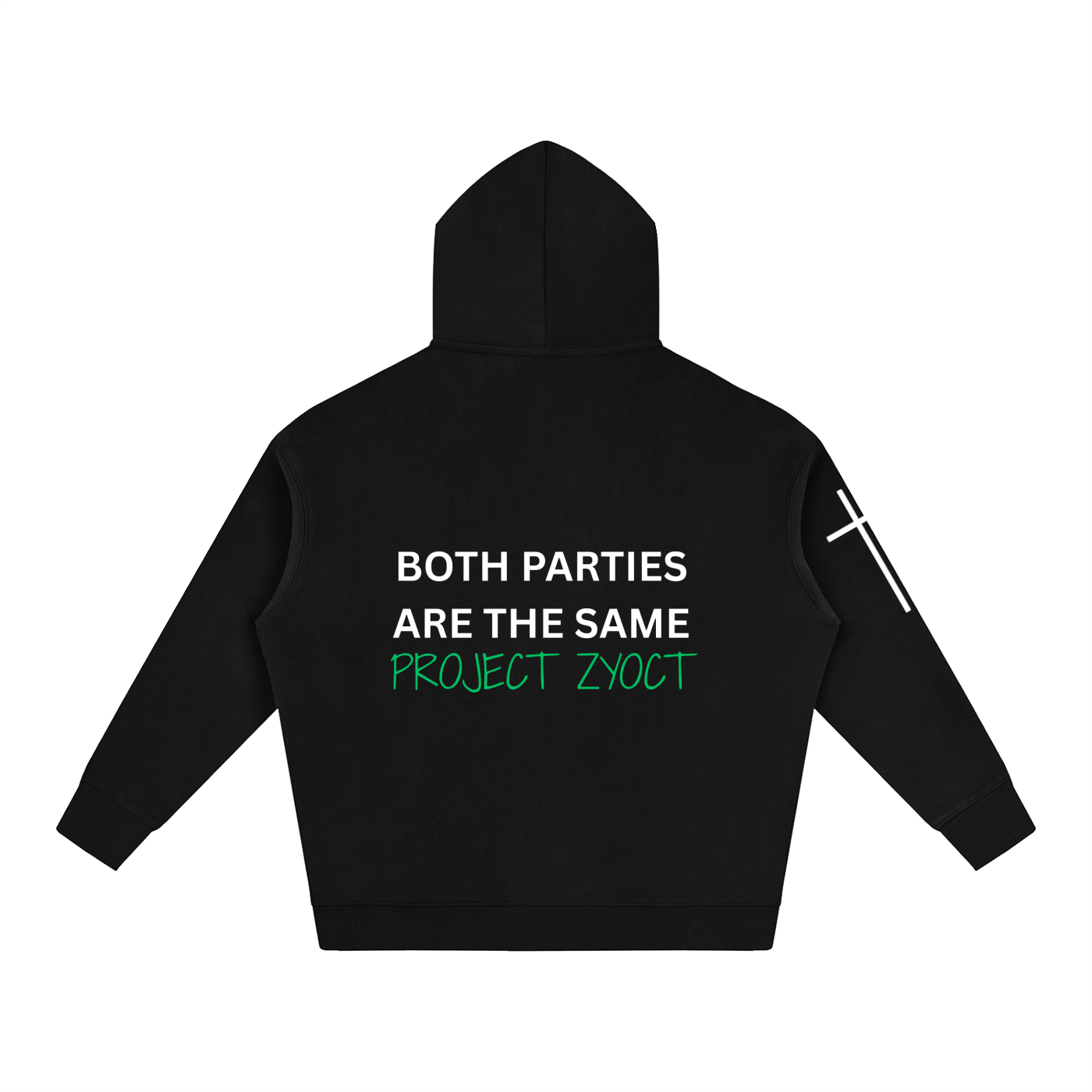 "Both Parties Are the Same" Oversize Hoodie