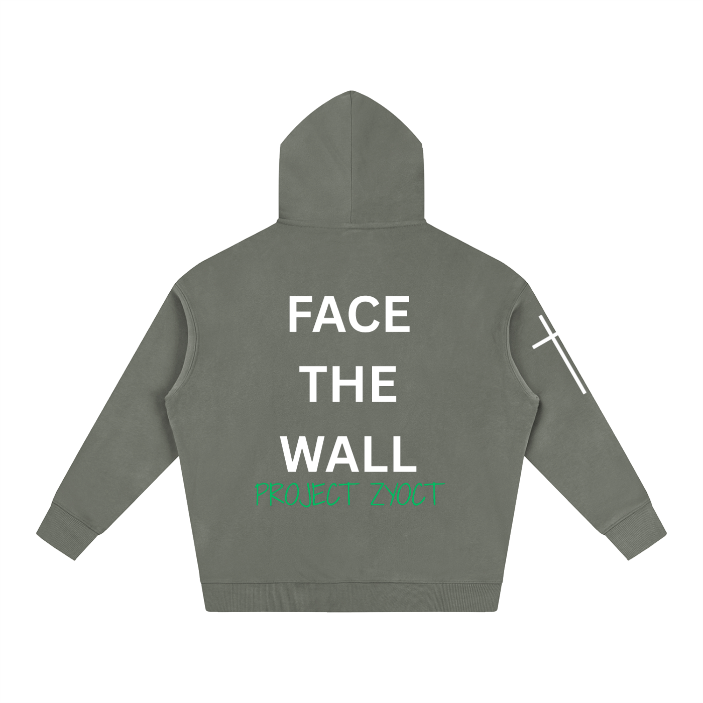 "Face the Wall" Oversize Hoodie