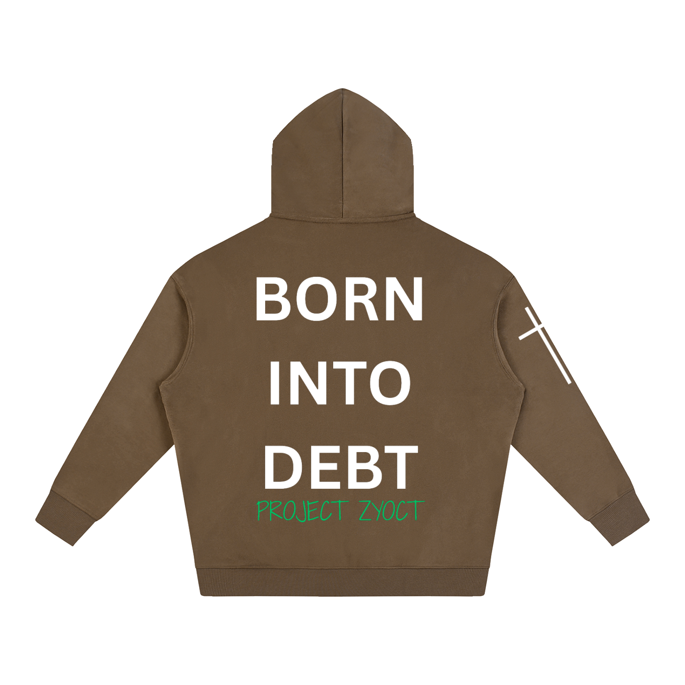"Born Into Debt" Oversize Hoodie