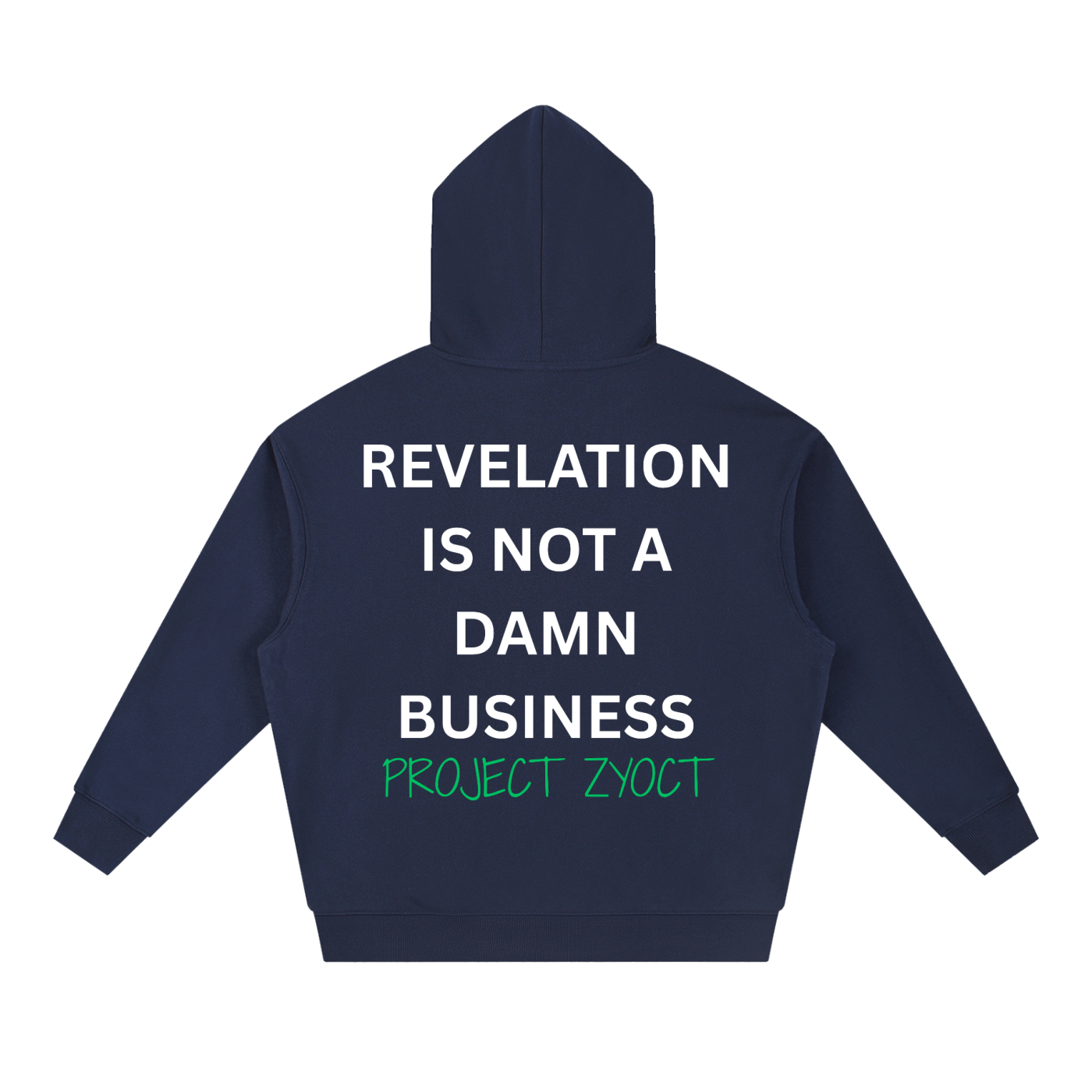 "Revelation is Not a Damn Business" Heavyweight Hoodie