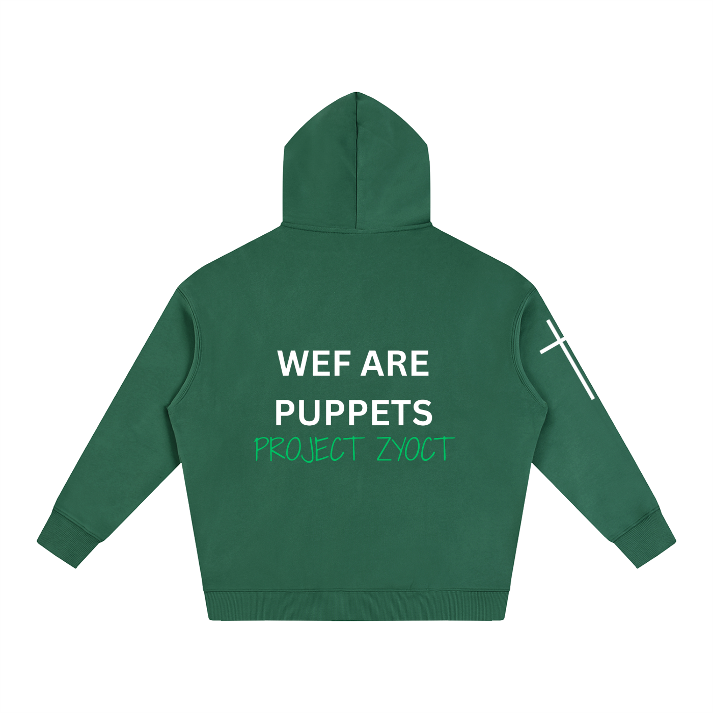 "WEF Are Puppets" Oversize Hoodie