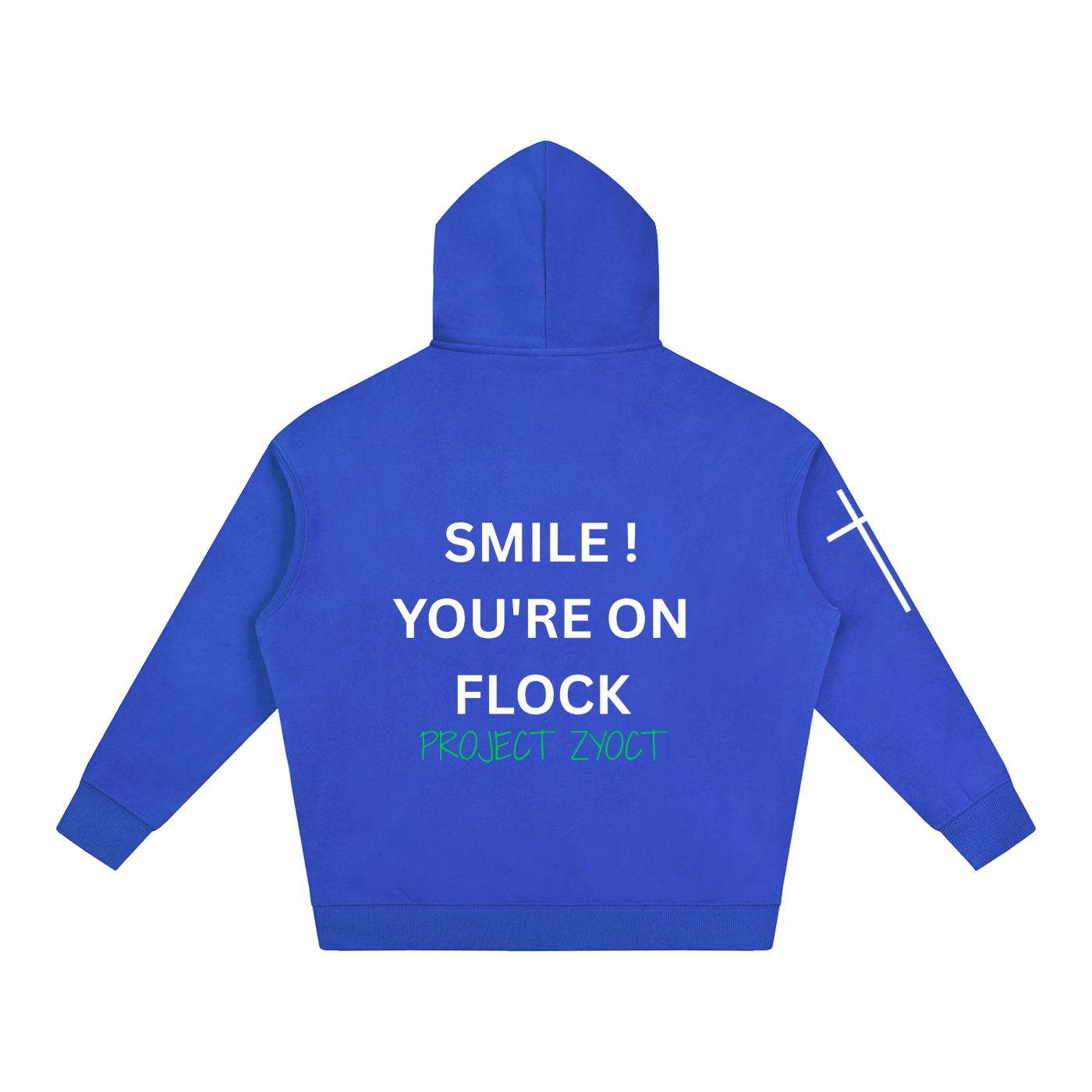 "Smile You're On Flock" Oversize Hoodie