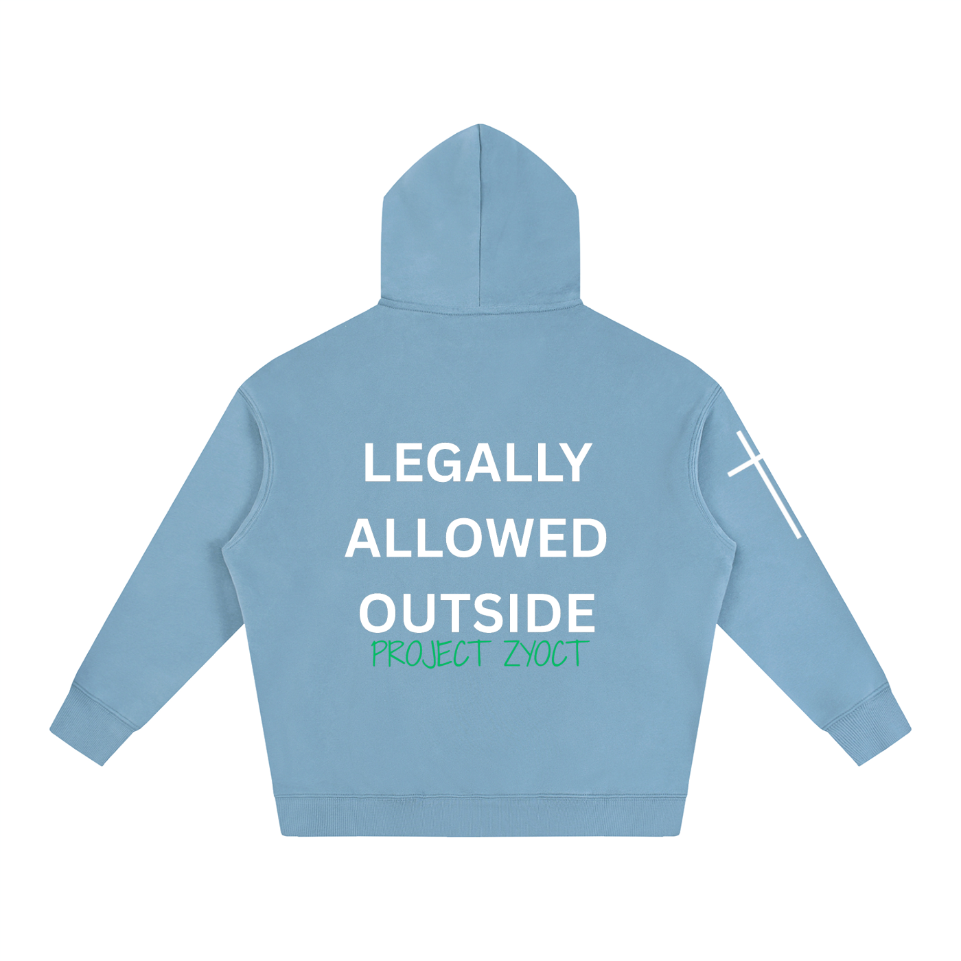 "Legally Allowed Outside" Oversize Hoodie