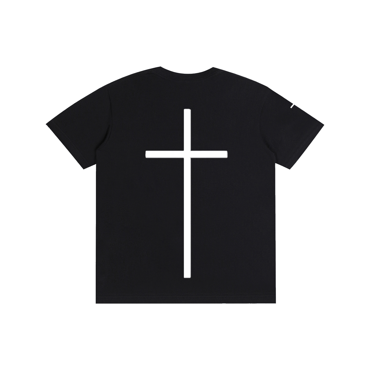 Simple Cross Cotton T-Shirt