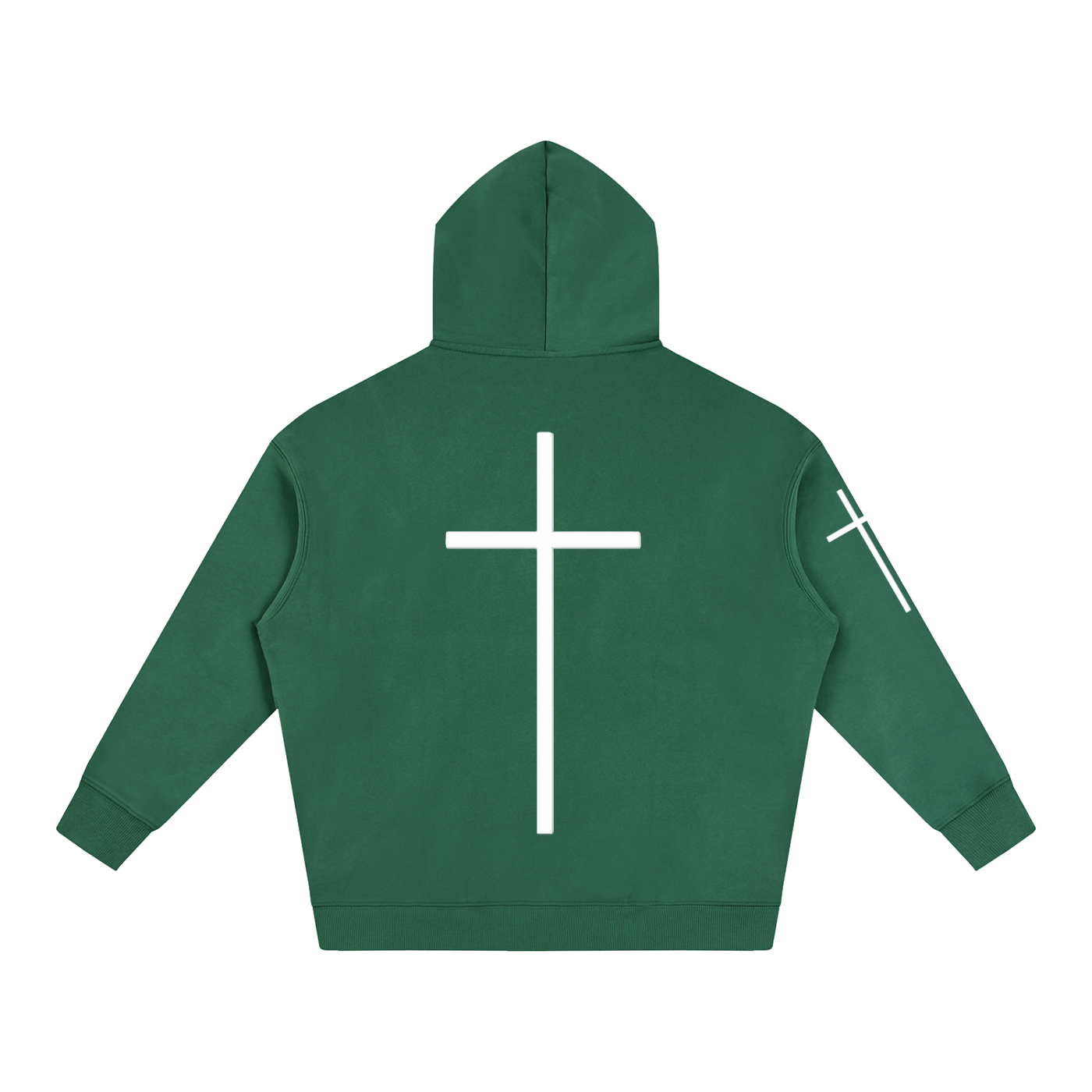 Simple Cross Oversize Hoodie